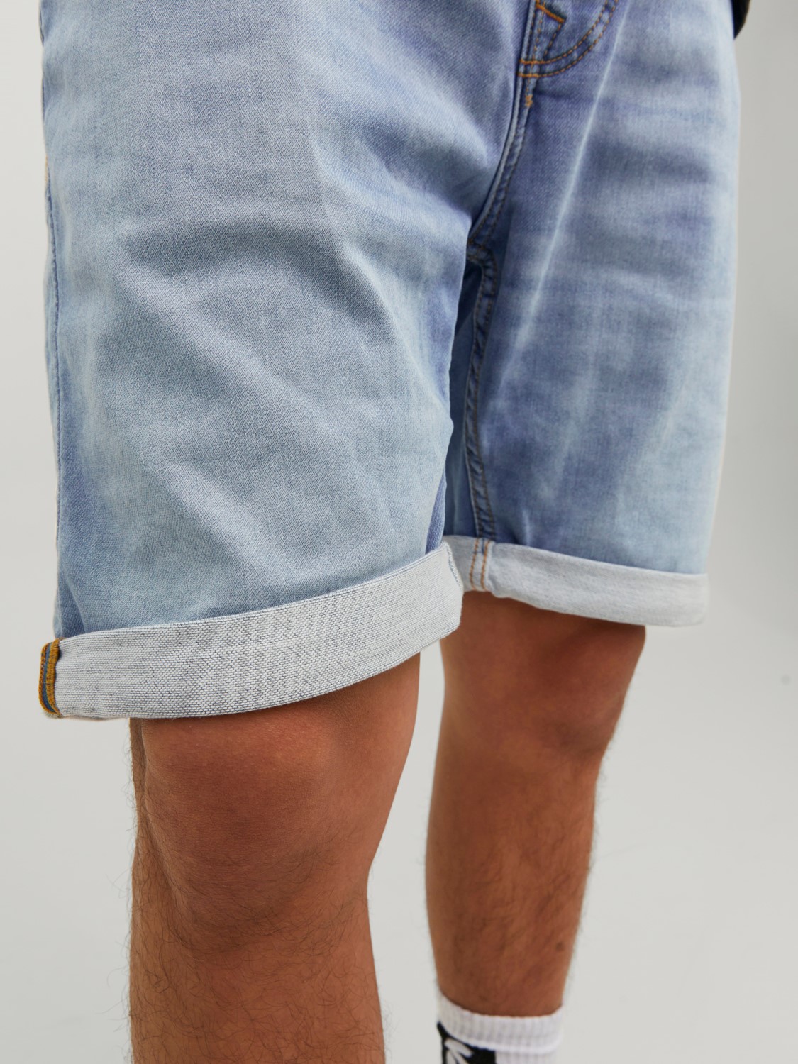 JACK & JONES Rick Icon Shorts regular fit, heren jeans korte broek, denimblauw
