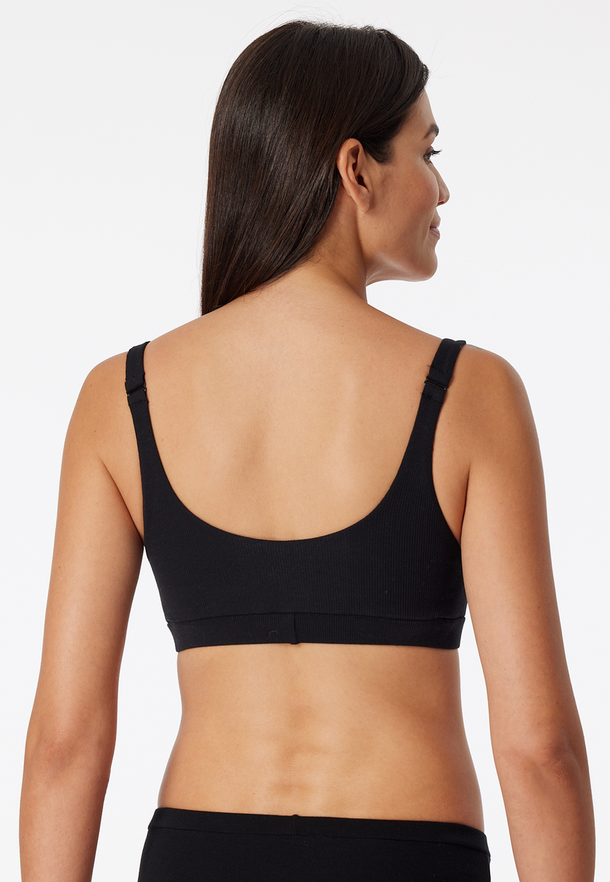 Schiesser Damen 2 PACK Bustier Bio Baumwolle - 95/5 Organic : Schiesser