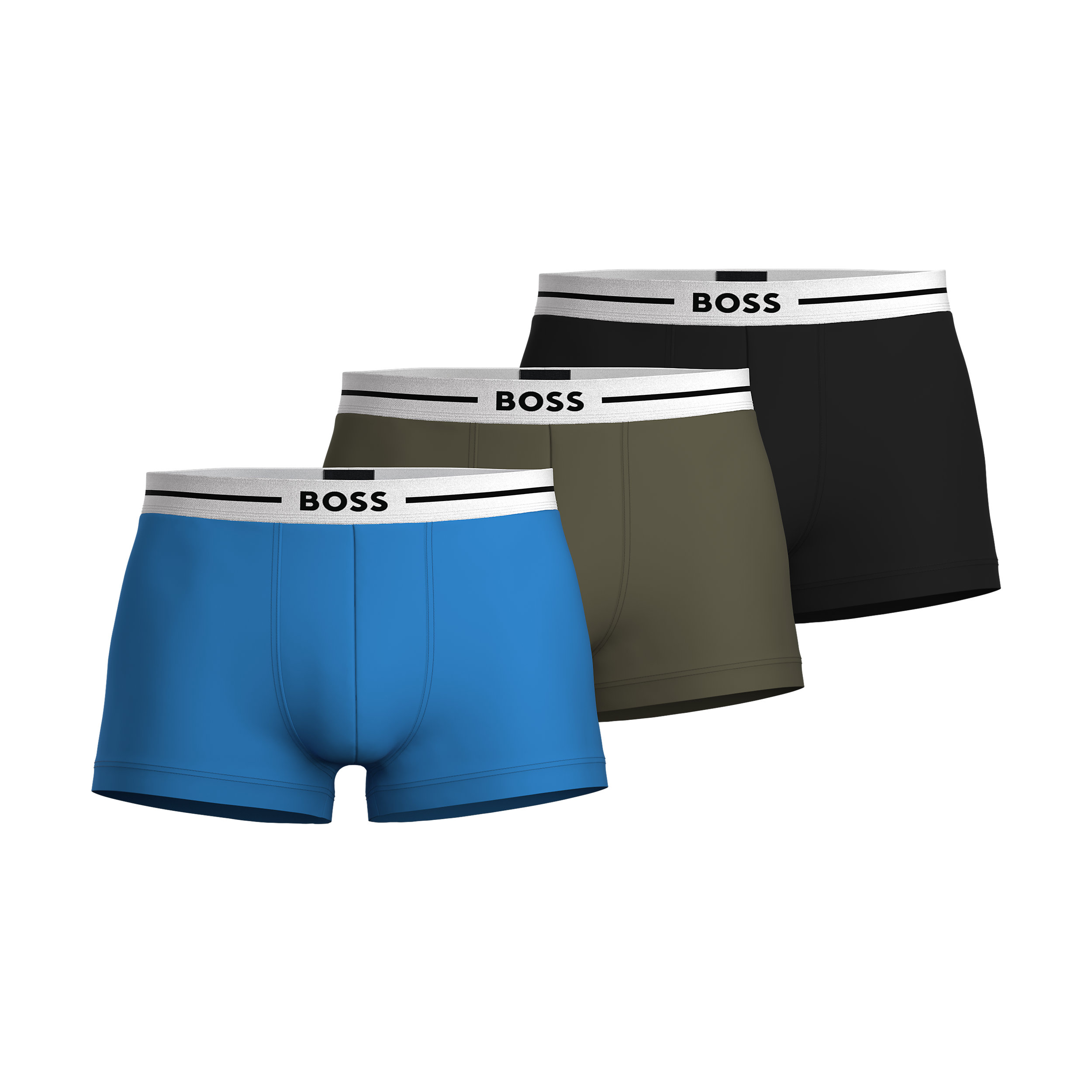 HUGO BOSS Bold trunks (3-pack), heren boxers kort, multicolor