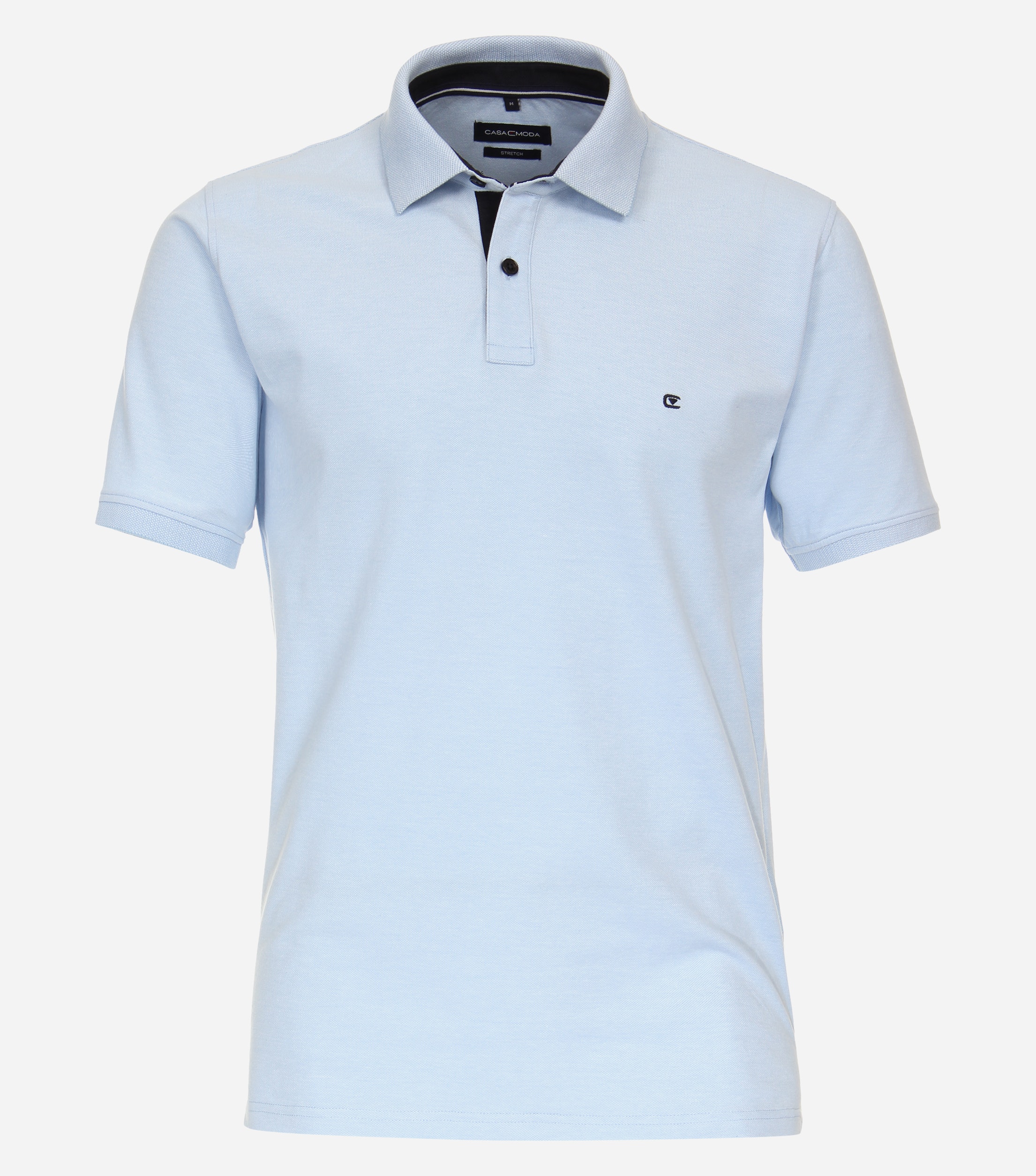 CASA MODA comfort fit heren polo, blauw