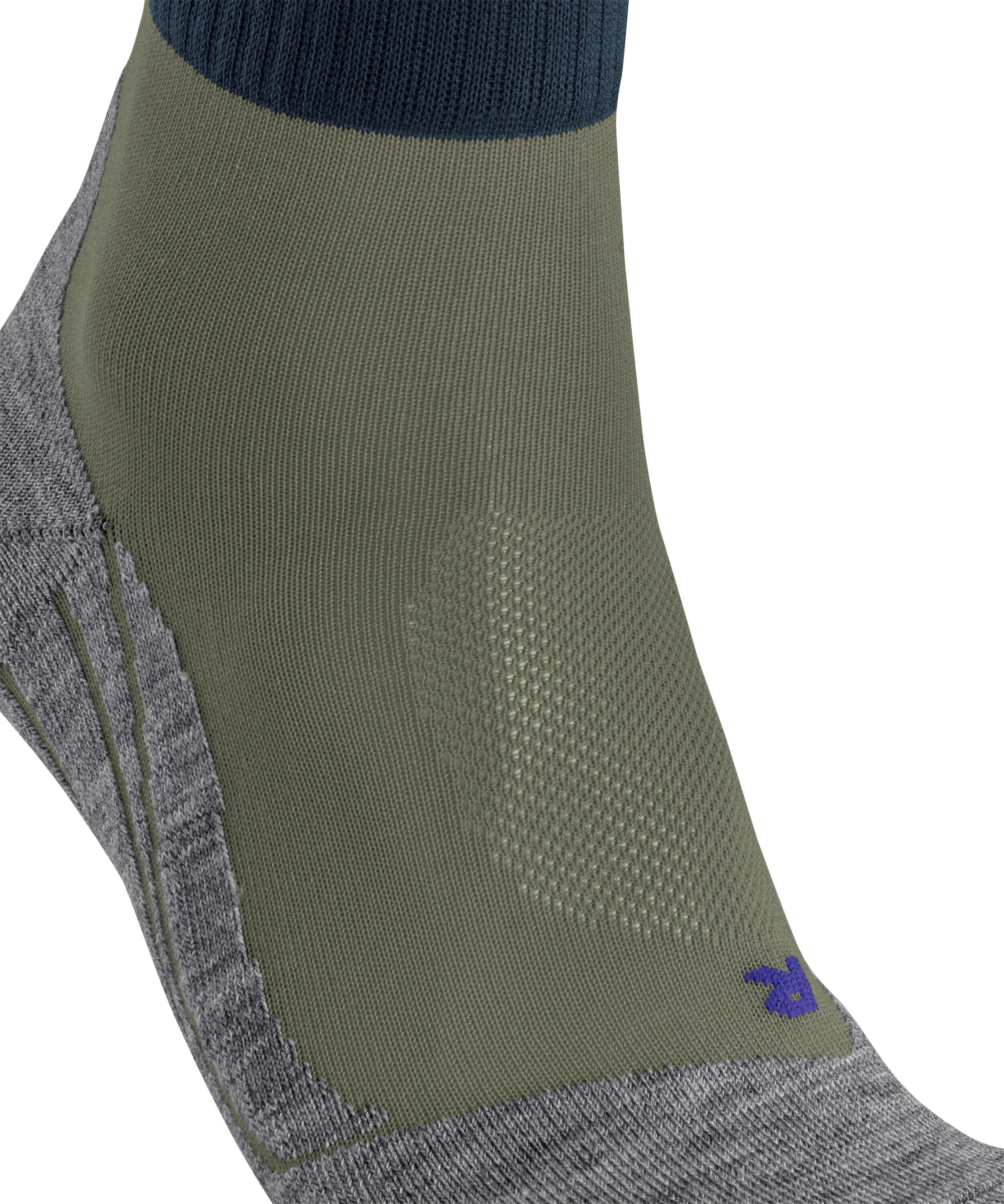 FALKE TK2 Explore Cool Short heren trekking sokken kort, groen (calla green)