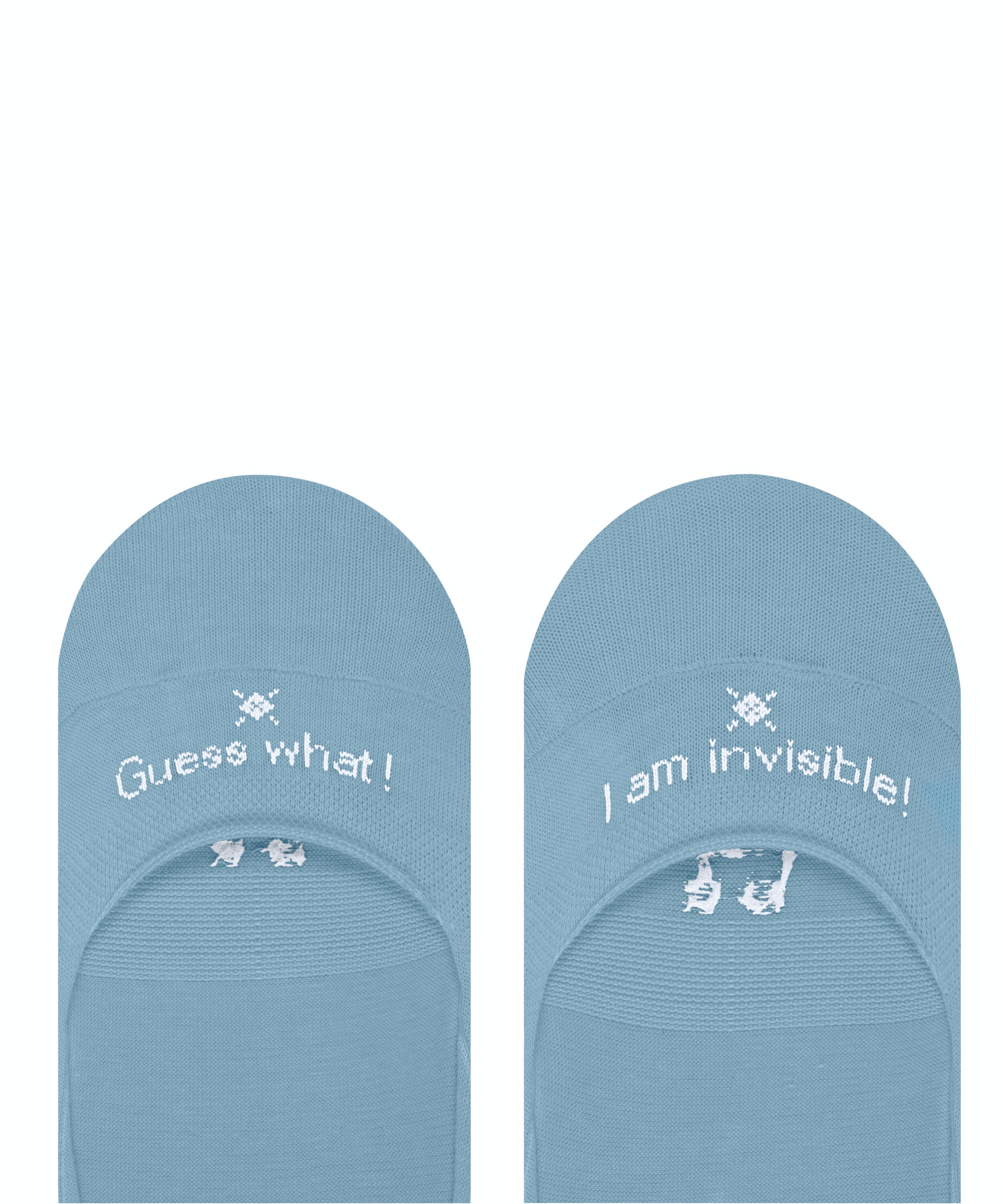 Burlington Carrington heren invisible sokken, blauw (sky blue)