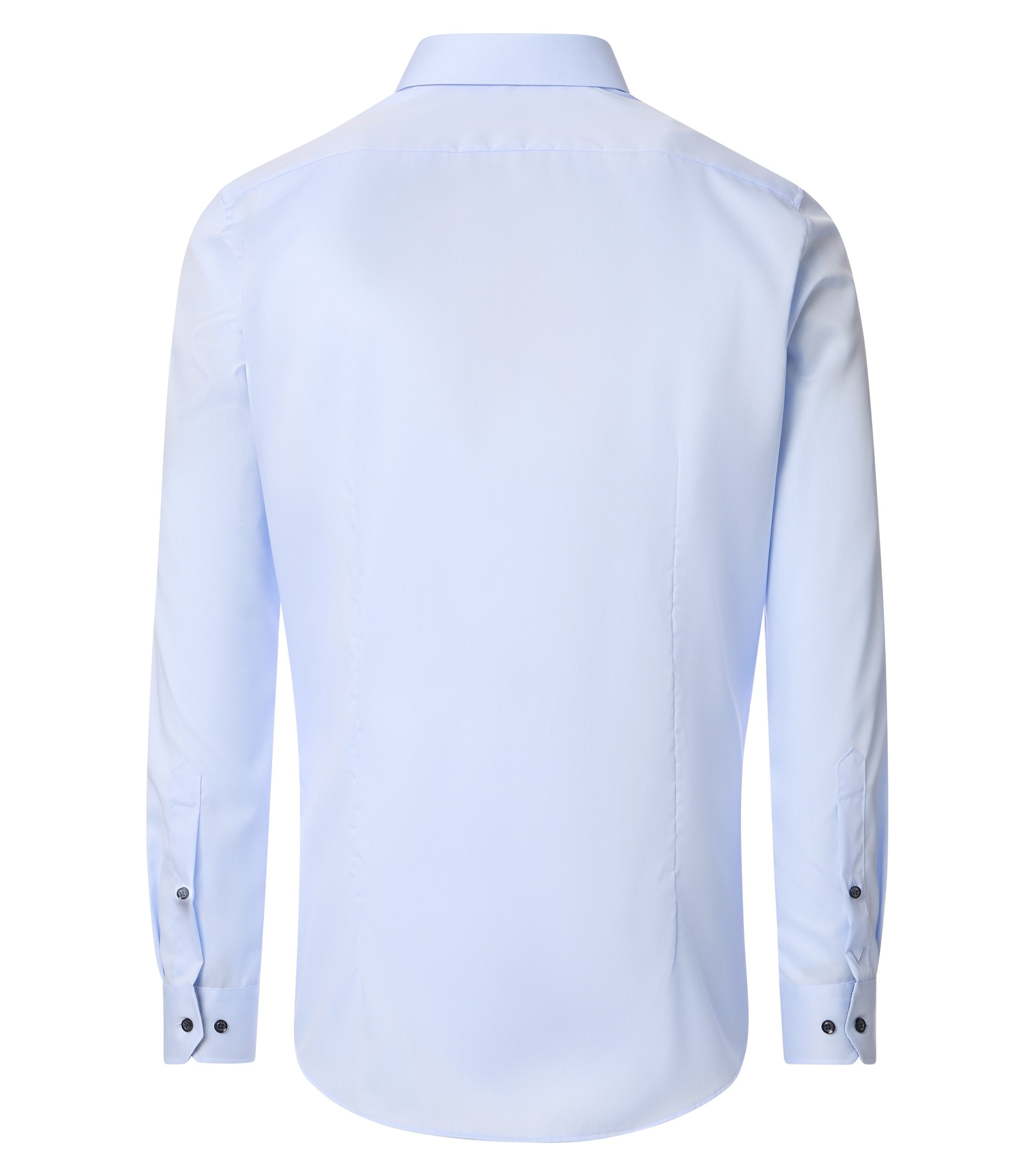 VENTI body fit overhemd, twill, blauw