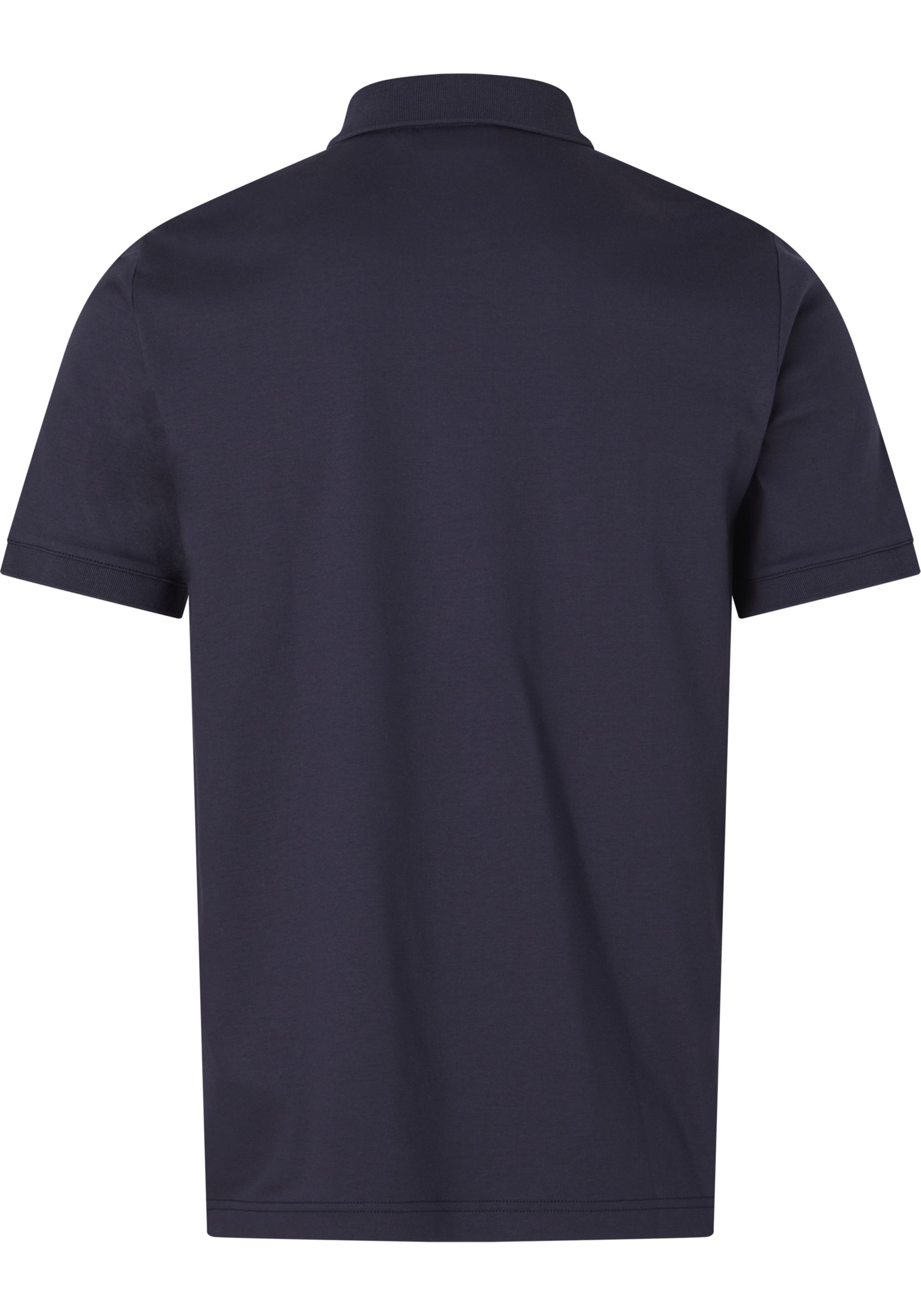 Calvin Klein Smooth Cotton Slim Polo, donkerblauw