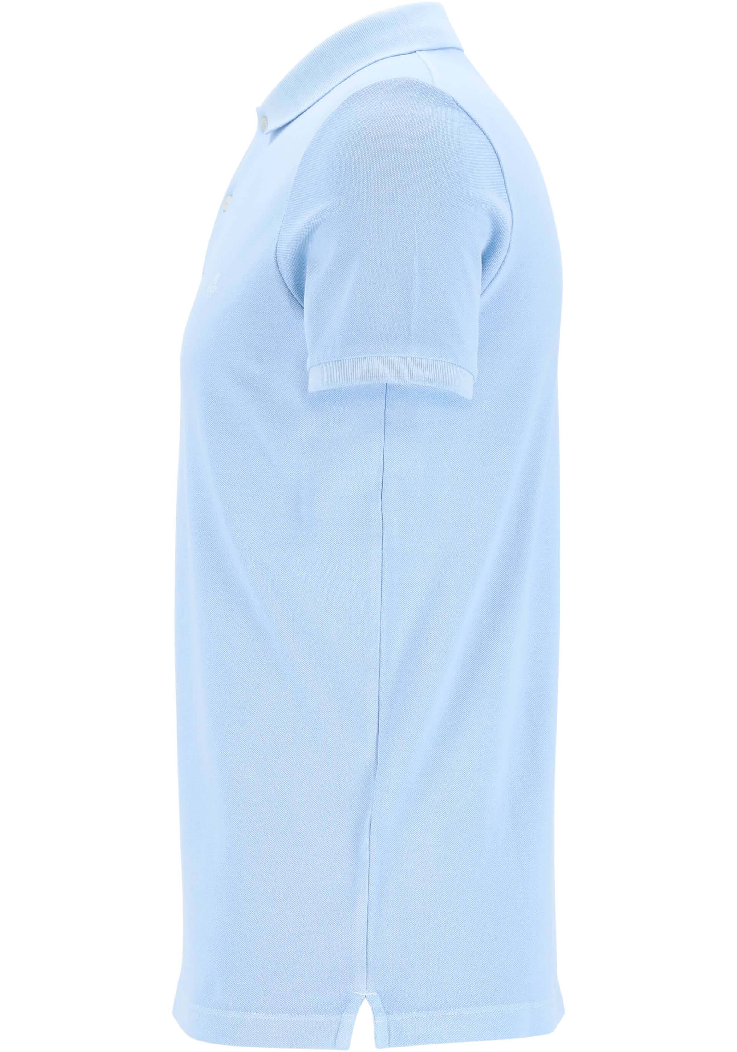 Marc O'Polo shaped fit polo, heren poloshirt, lichtblauw