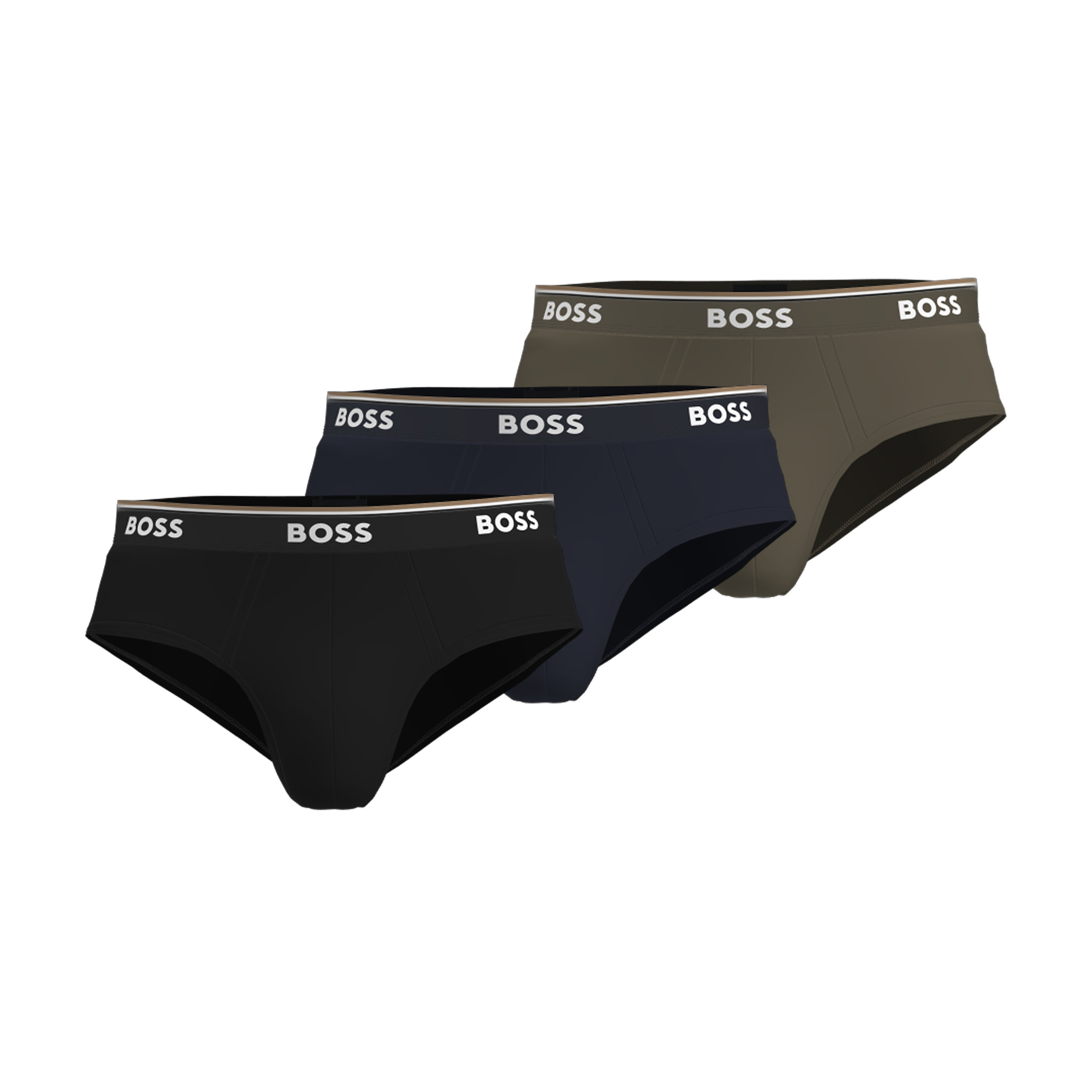 HUGO BOSS Power briefs (3-pack), heren slips, multicolor (set met verschillende kleuren)