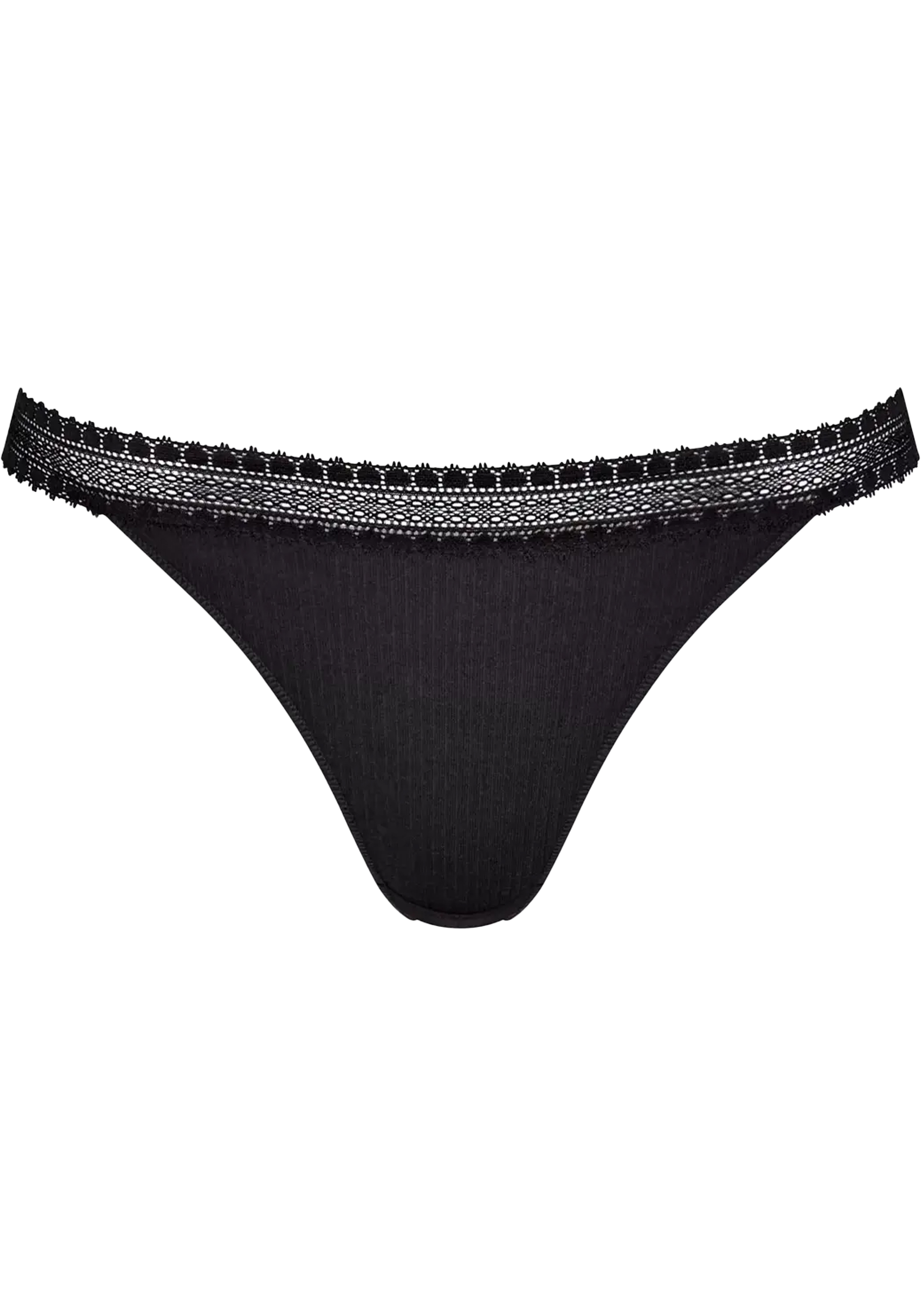 Sloggi Women GO Ribbed R Tanga (2-pack), dames slip, zwart