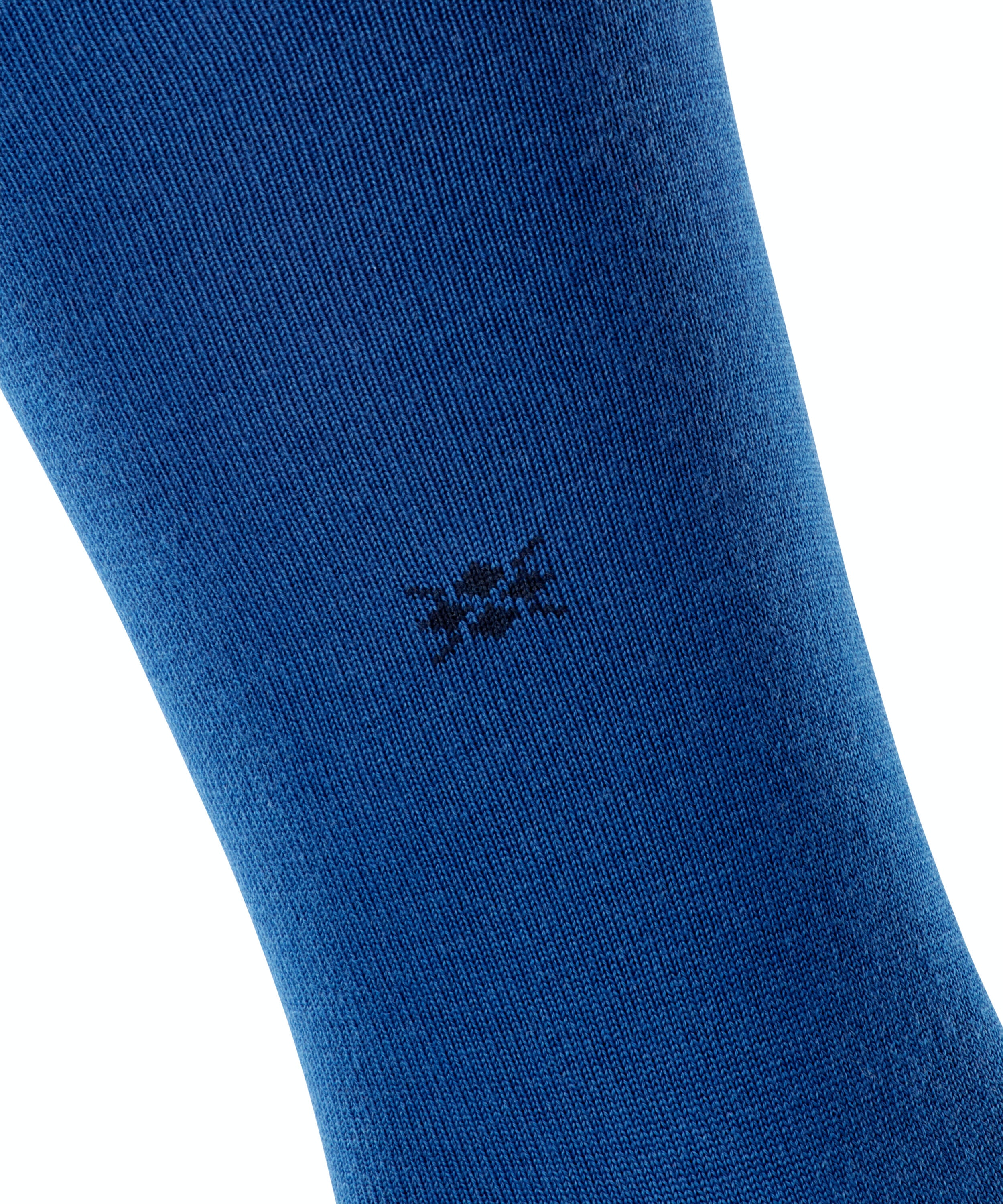 Burlington Leeds heren kniekousen, blauw (royal blue)
