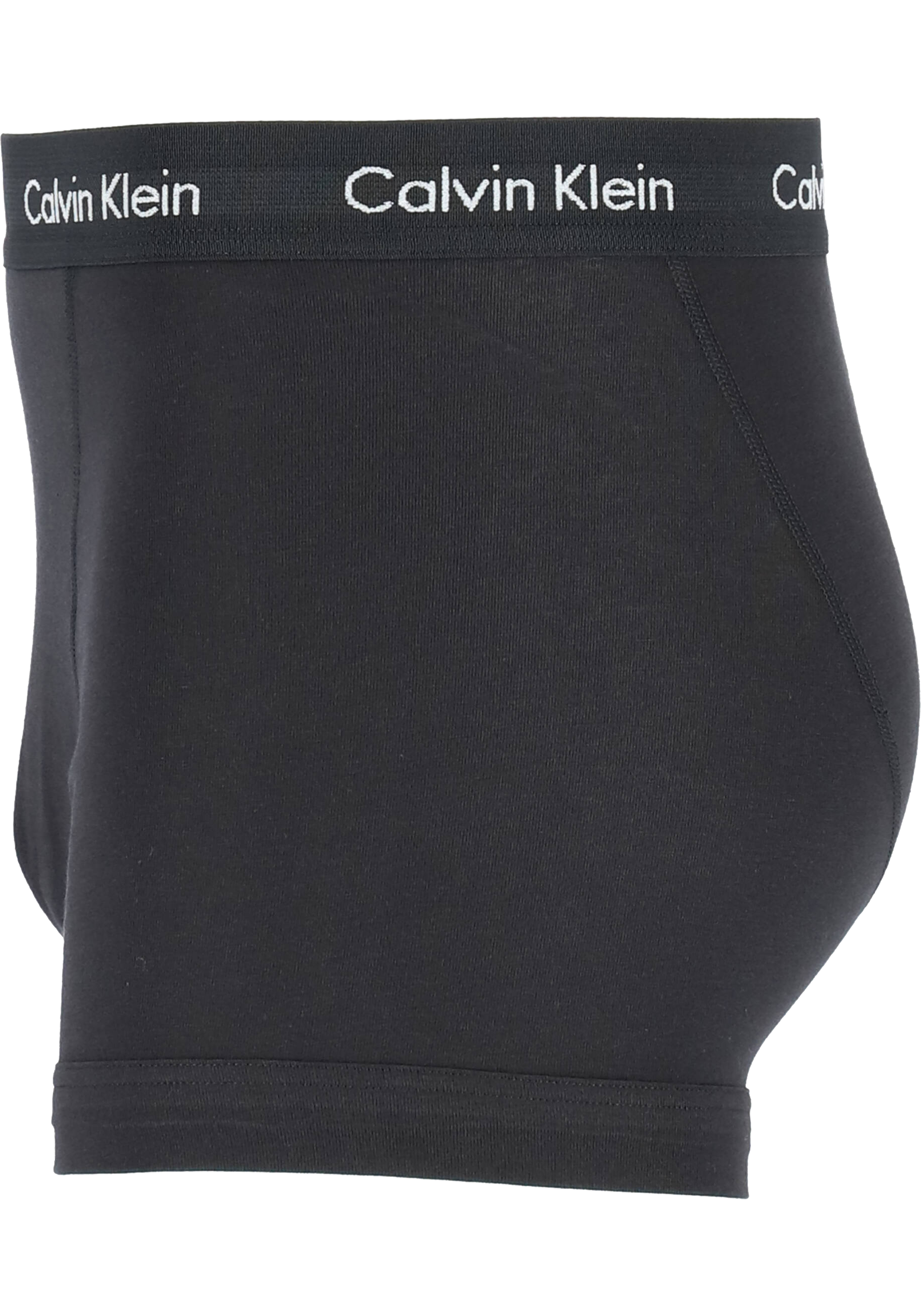 Calvin Klein trunks (3-pack), heren boxers normale lengte, zwart, grijs en logo print