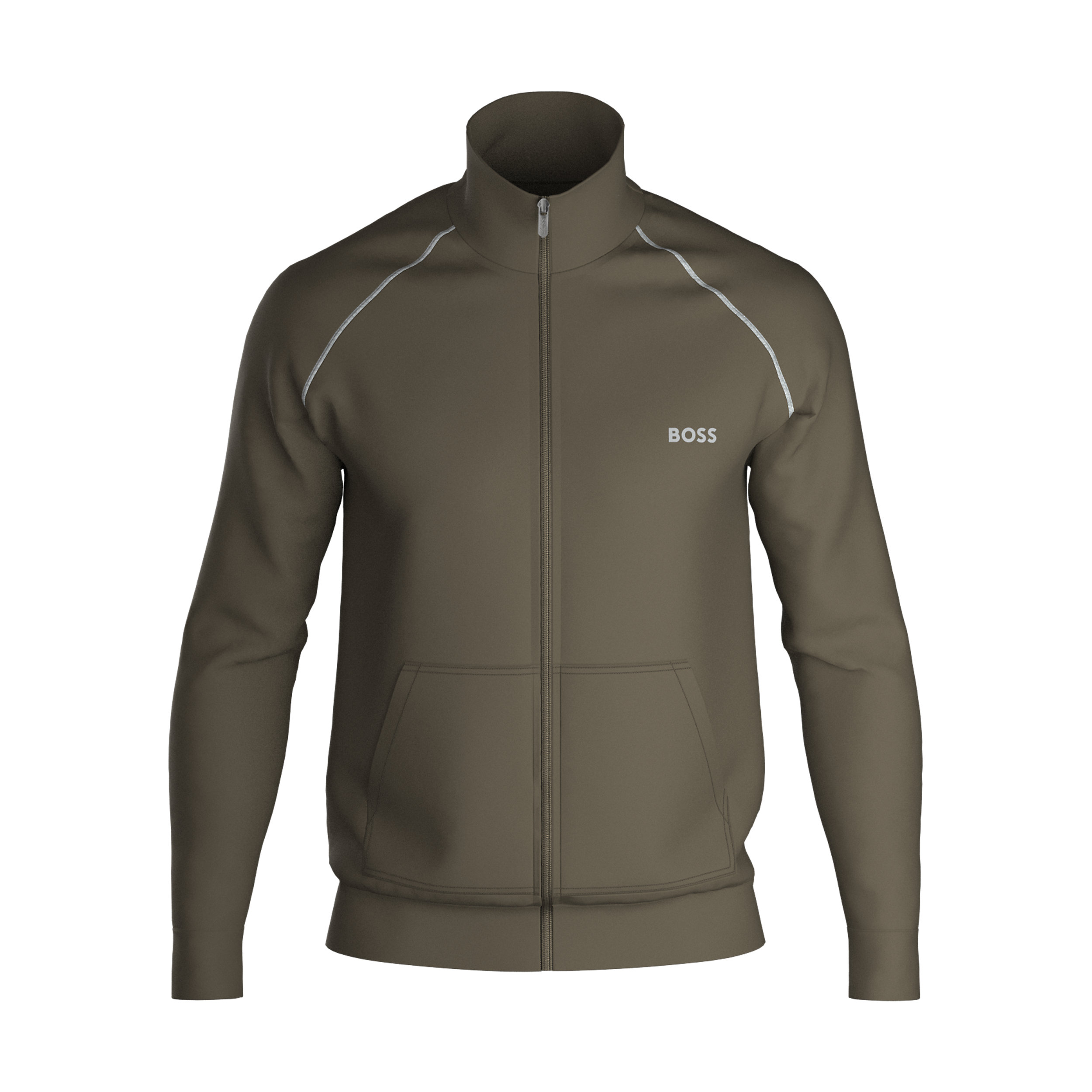 BOSS Mix&Match Jacket, heren lounge vest, groen