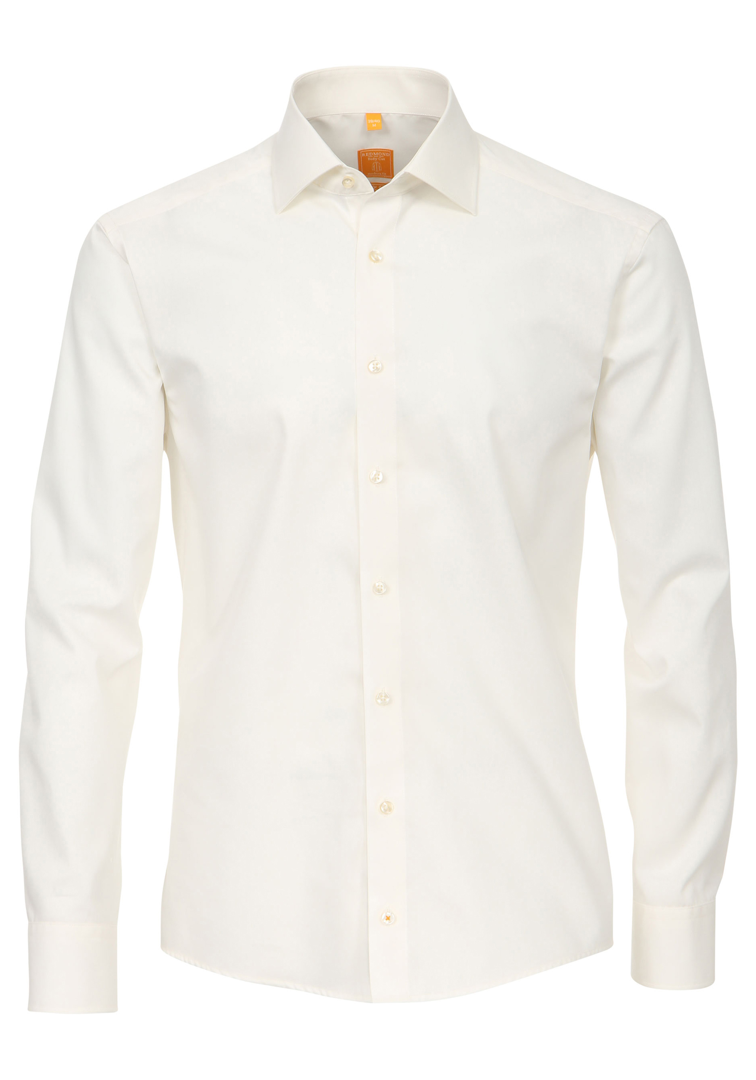 Redmond modern fit overhemd, beige    