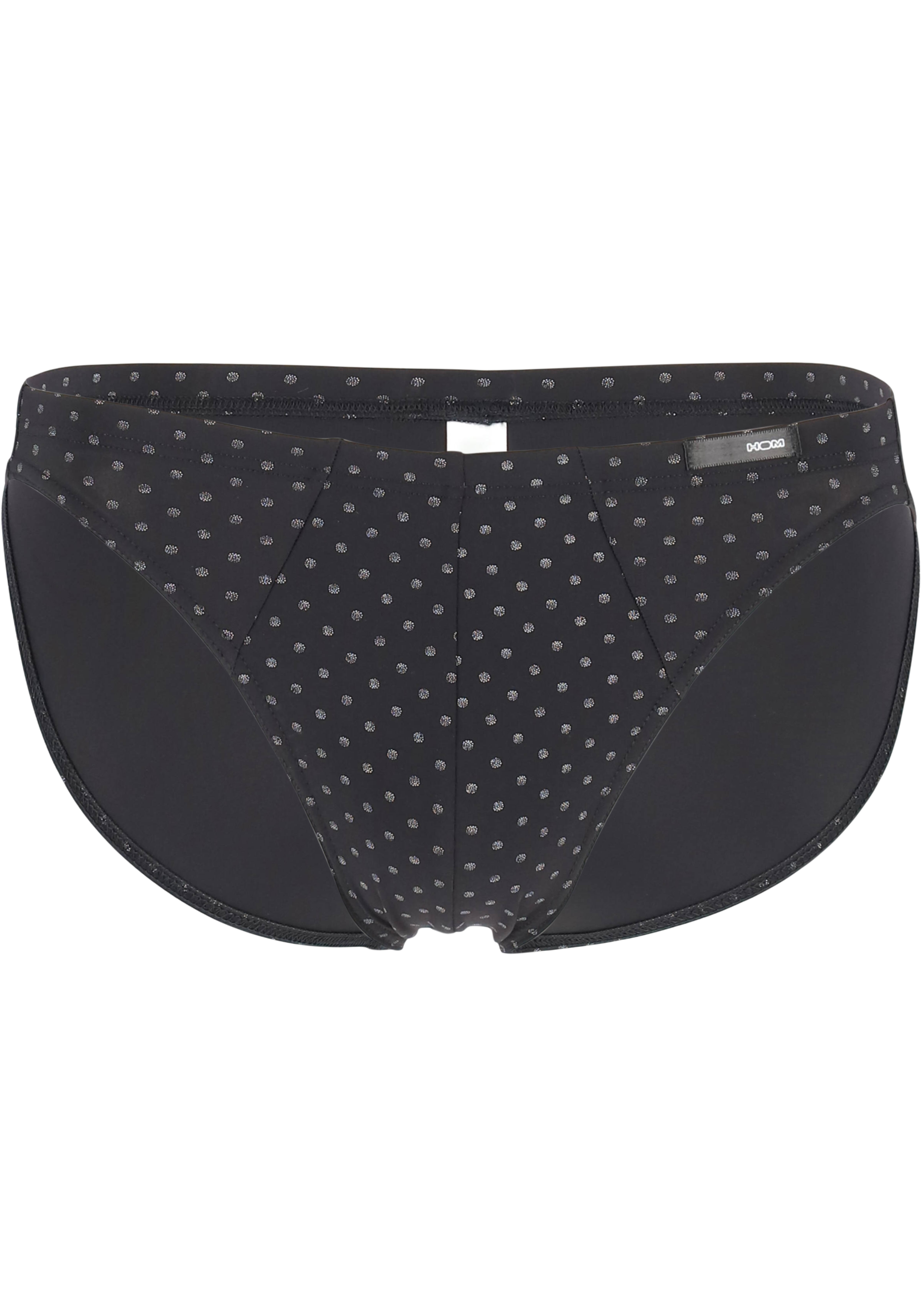 HOM Max comfort micro briefs (1-pack), heren micro slip microfiber, zwart dessin