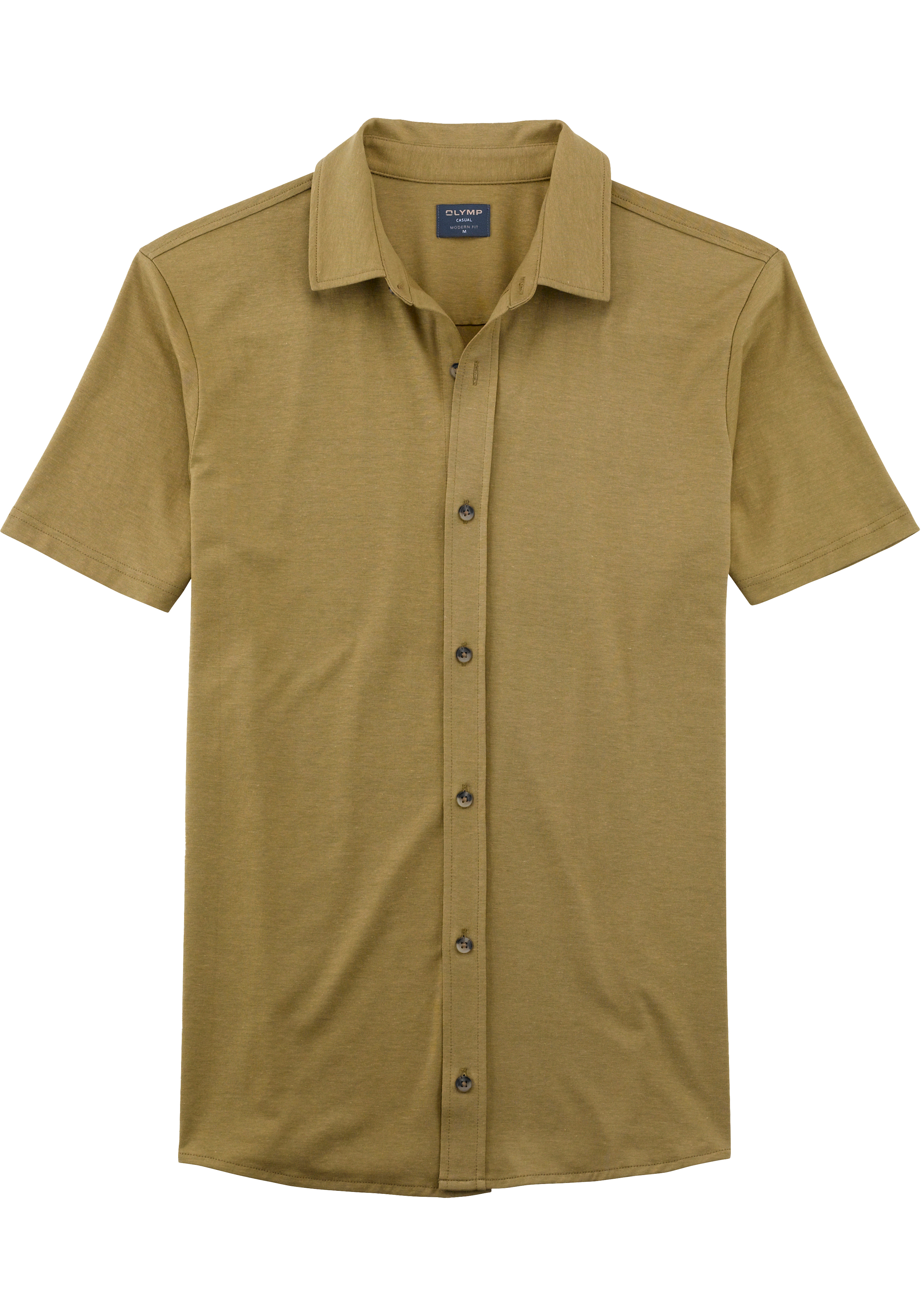 OLYMP Casual modern fit polo, kaki