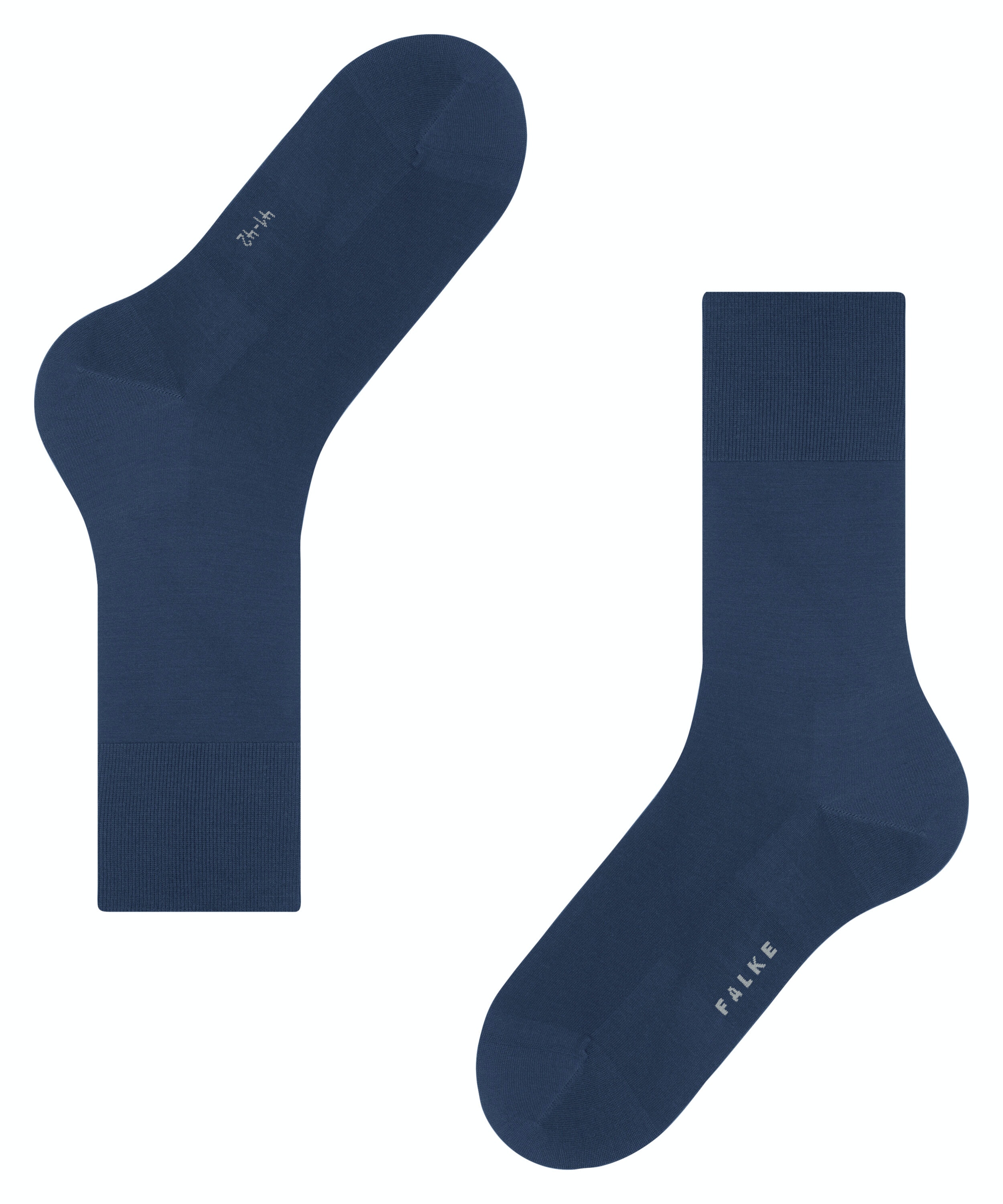 FALKE ClimaWool herensokken, blauw (royal blue)