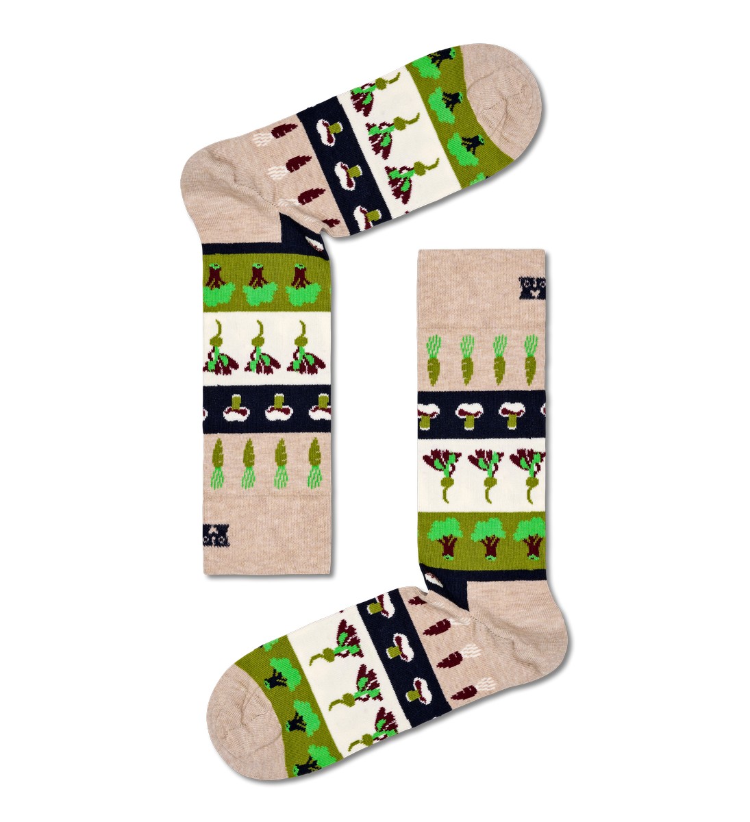 Happy Socks Veggie Stripe Sock, unisex sokken