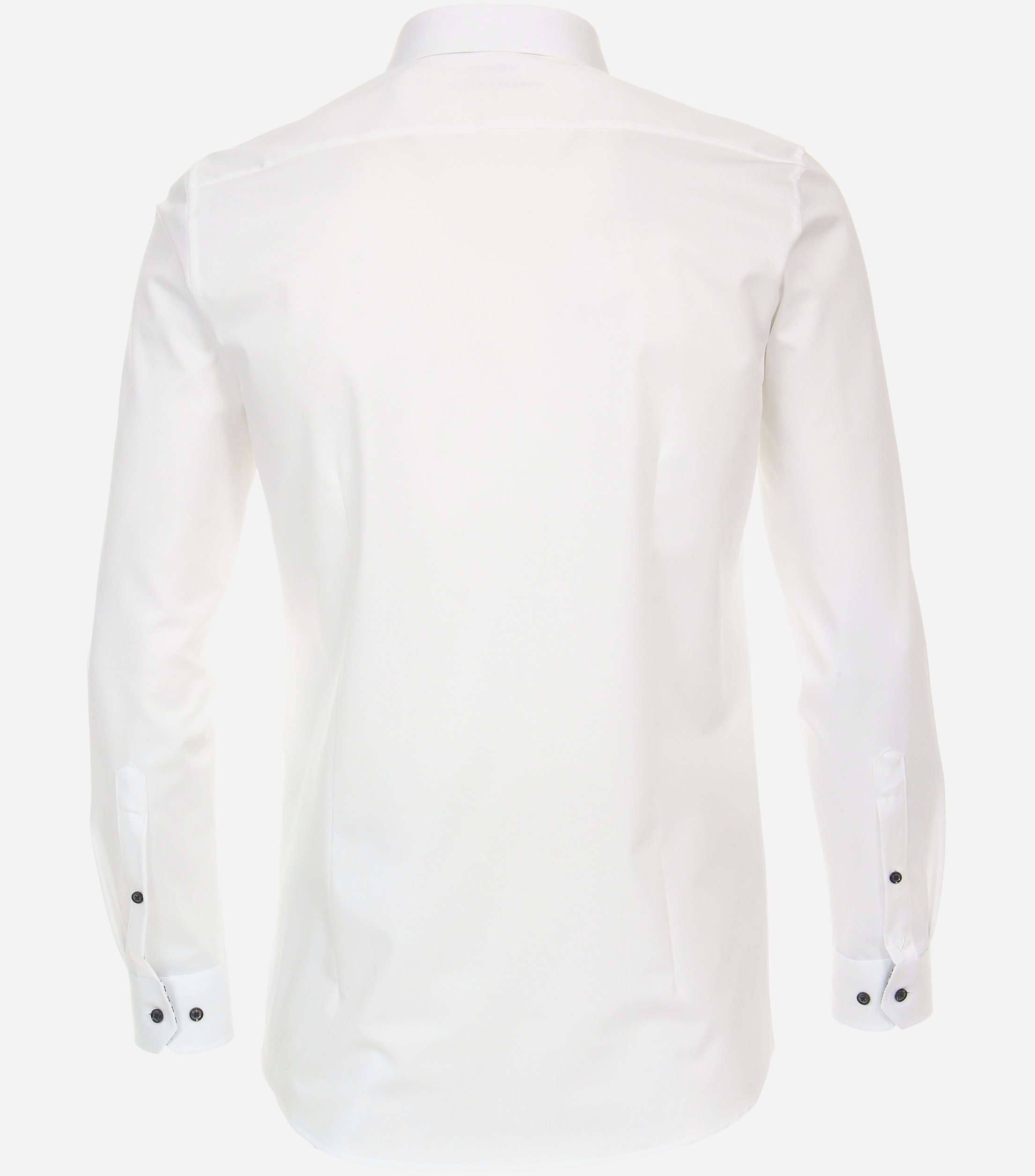 VENTI body fit overhemd, twill, wit