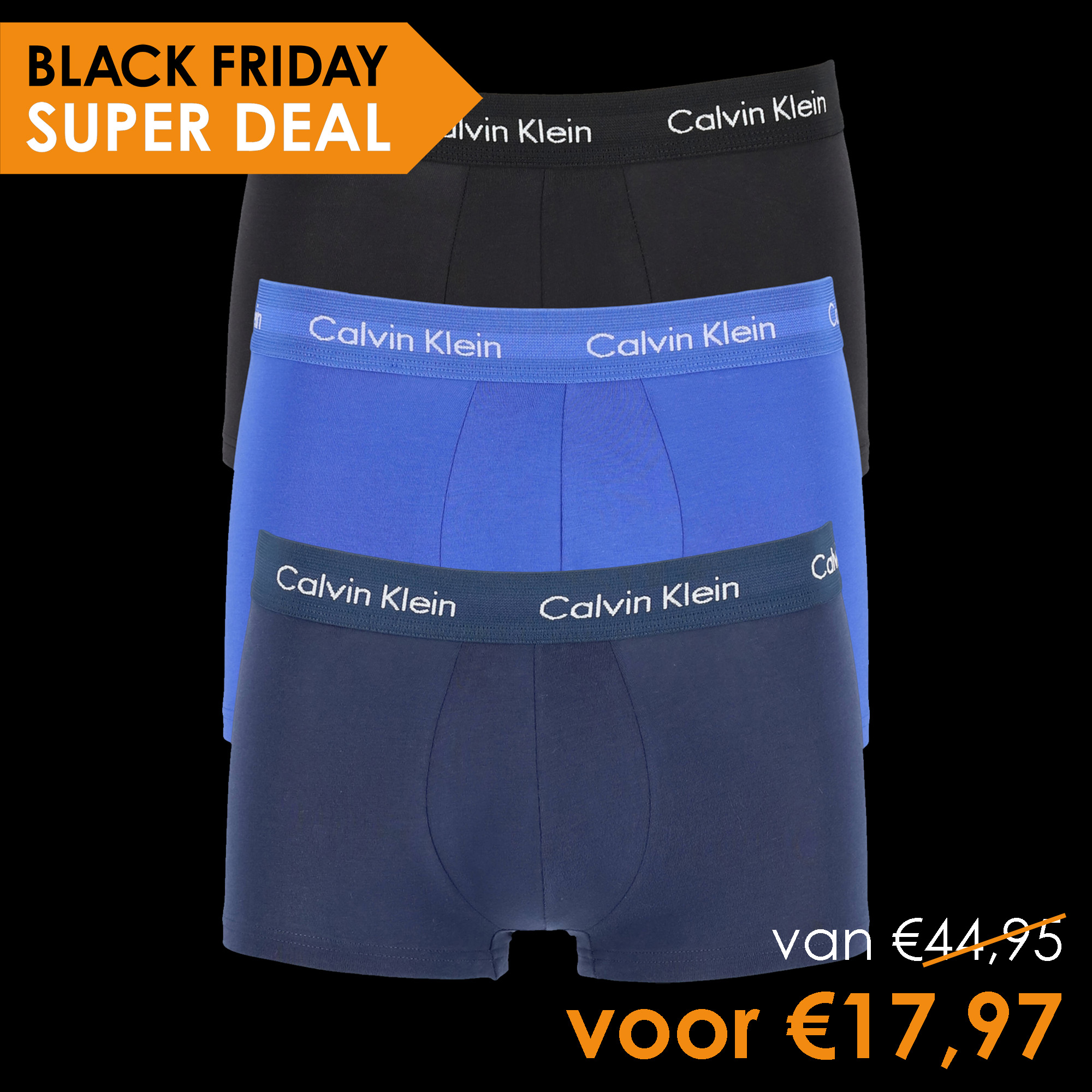 Calvin Klein boxers van 44,95 voor 17,97