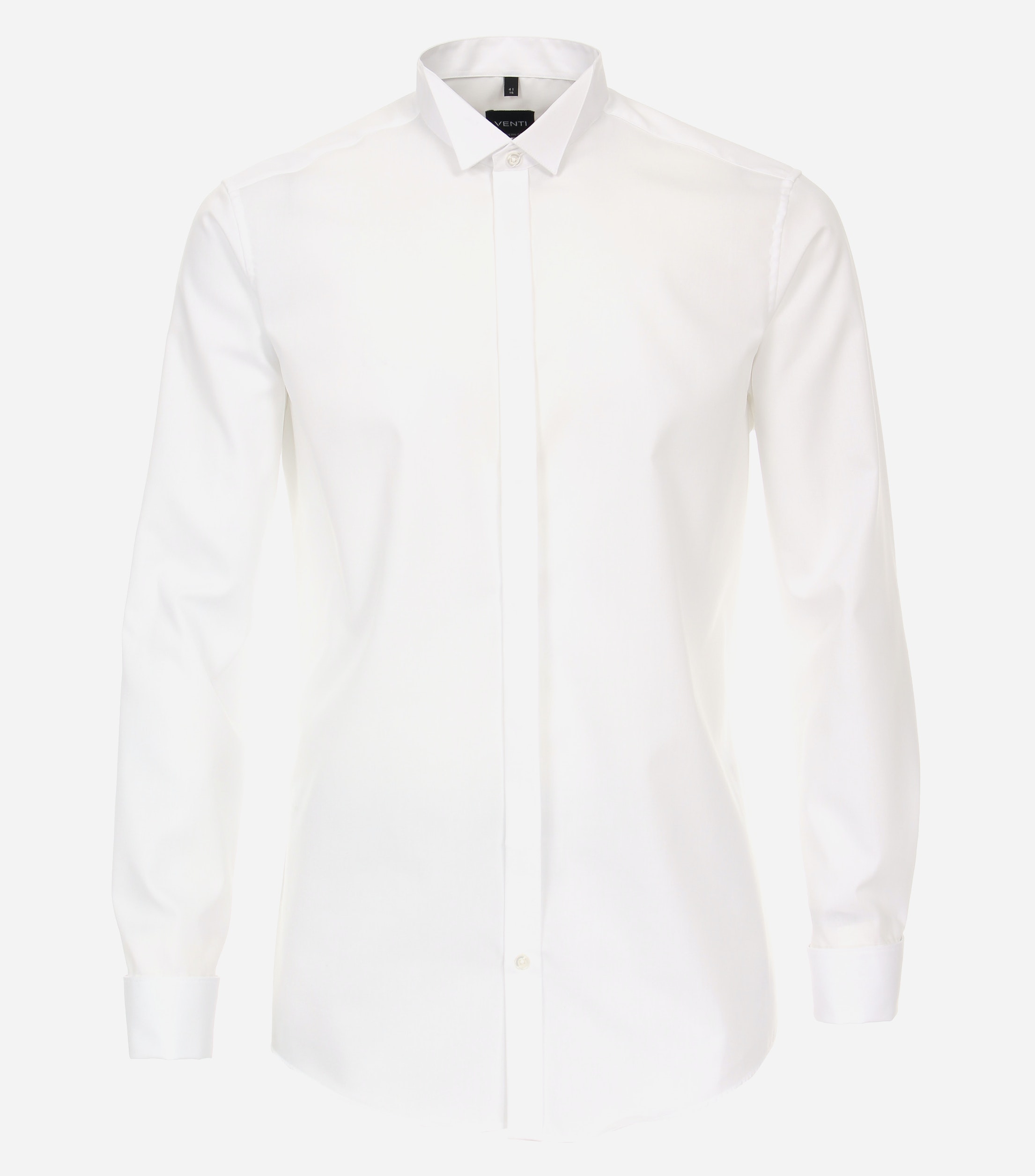 VENTI modern fit smoking overhemd, popeline, wit