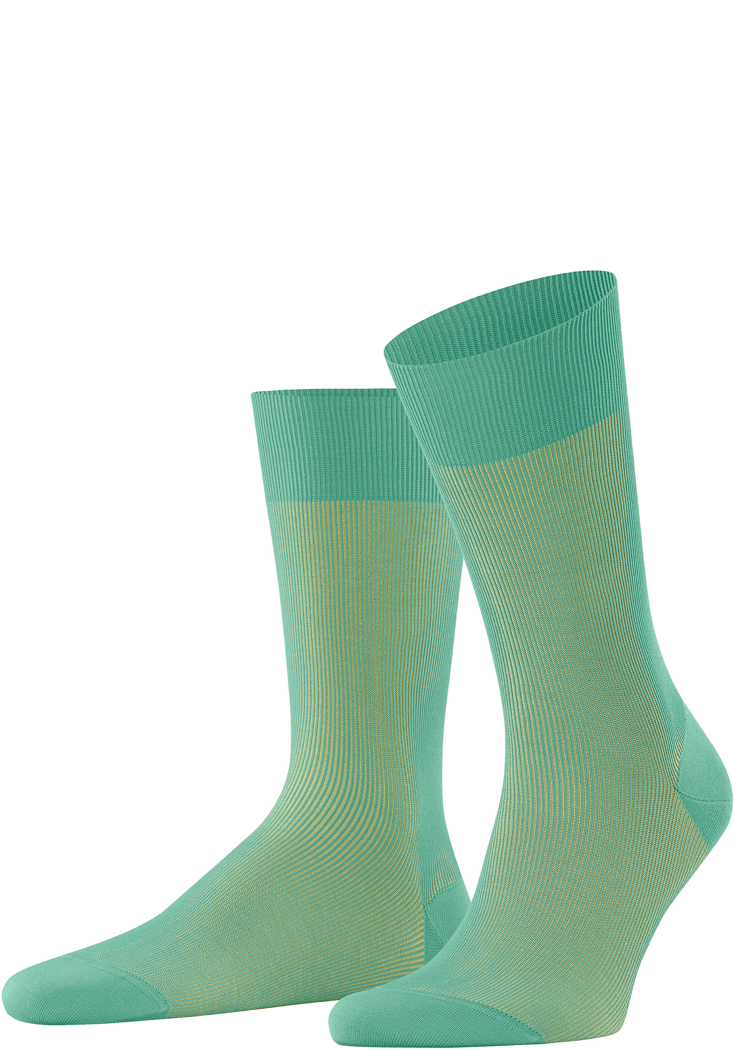 FALKE Fine Shadow herensokken, groen (oceangreen)