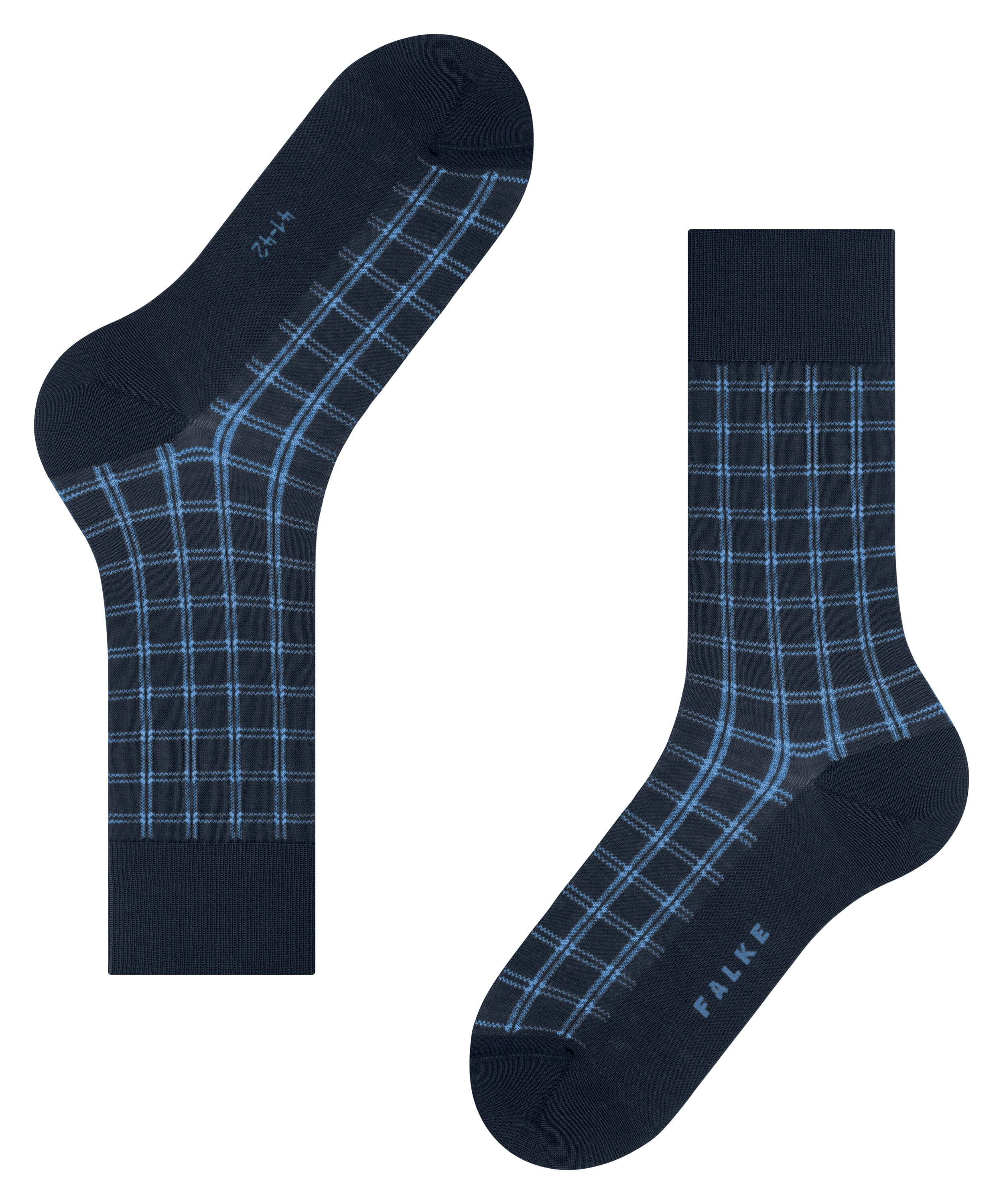 FALKE Modern Tailor herensokken, blauw (space blue)