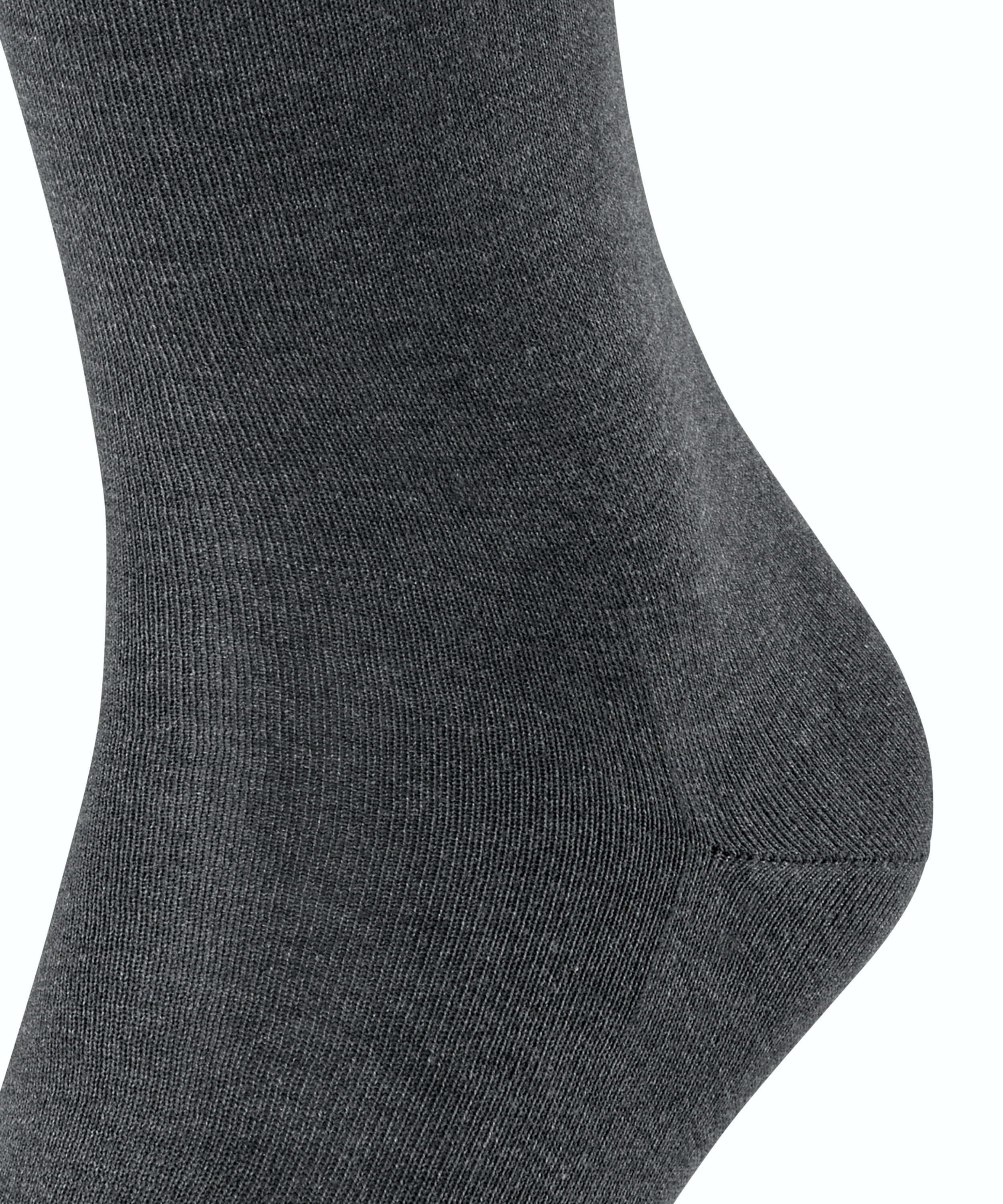 FALKE Firenze herensokken, antraciet (anthracite mel.)