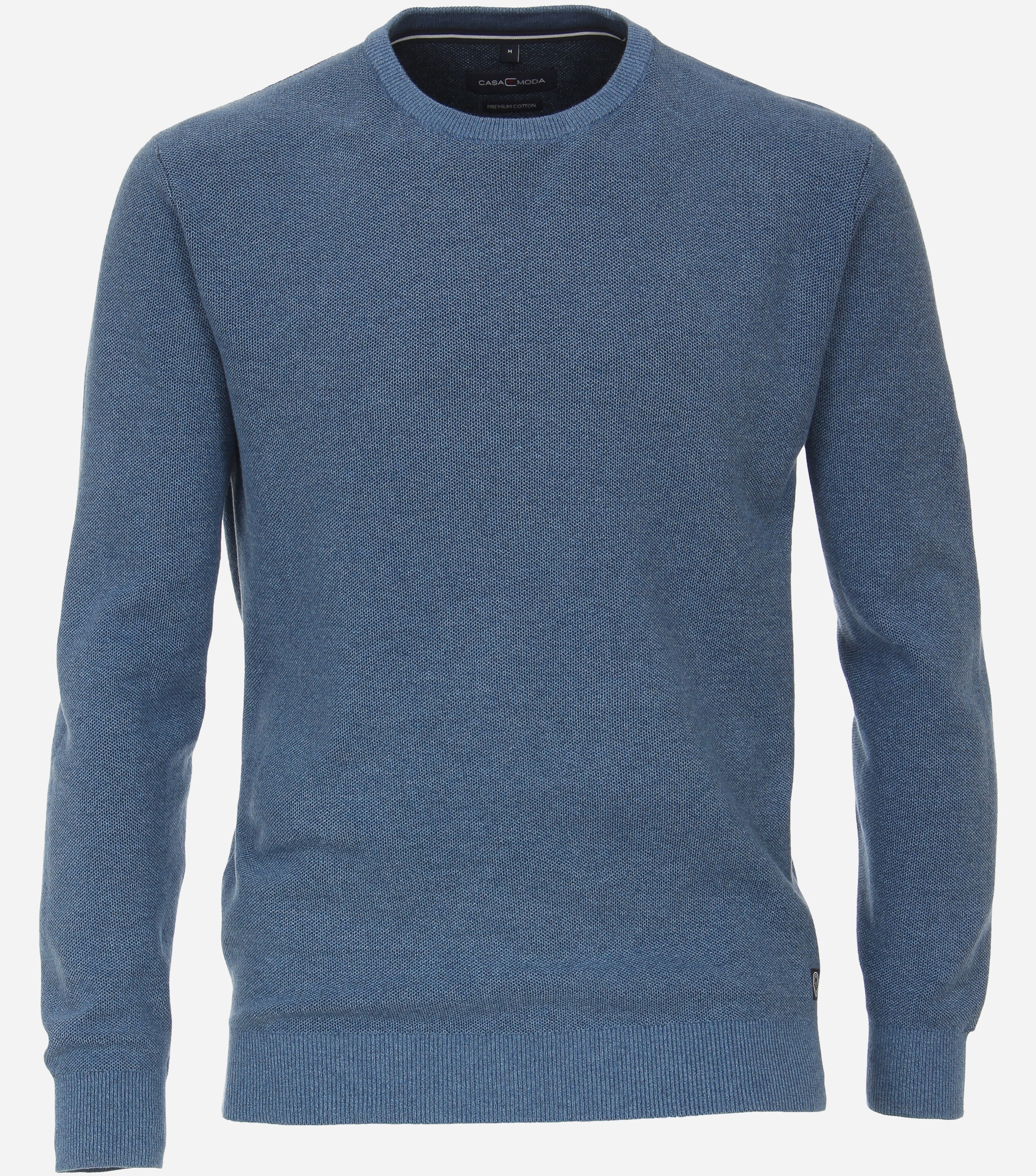 CASA MODA comfort fit trui, middenblauw melange
