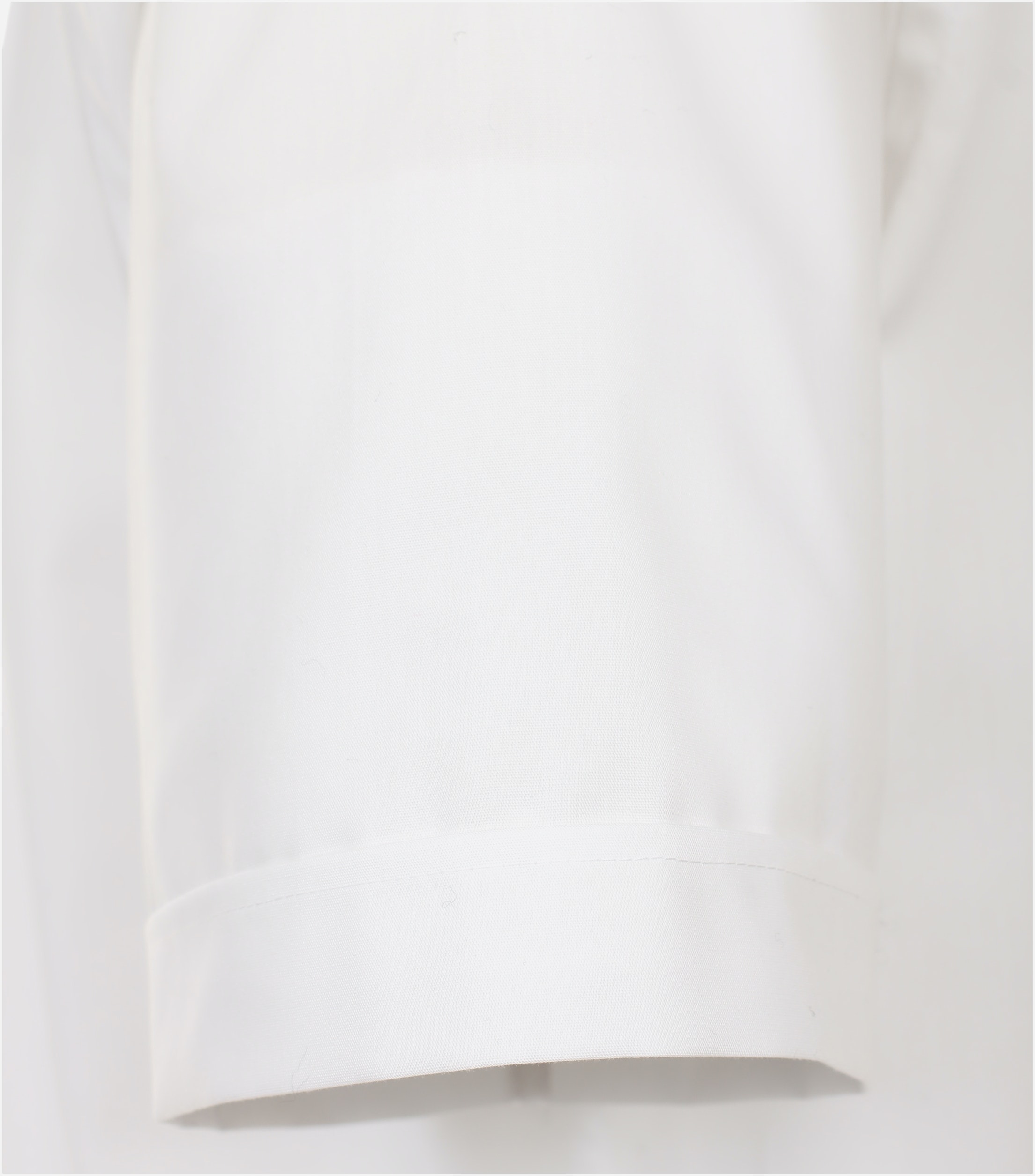 Redmond comfort fit overhemd, korte mouw, popeline, wit
