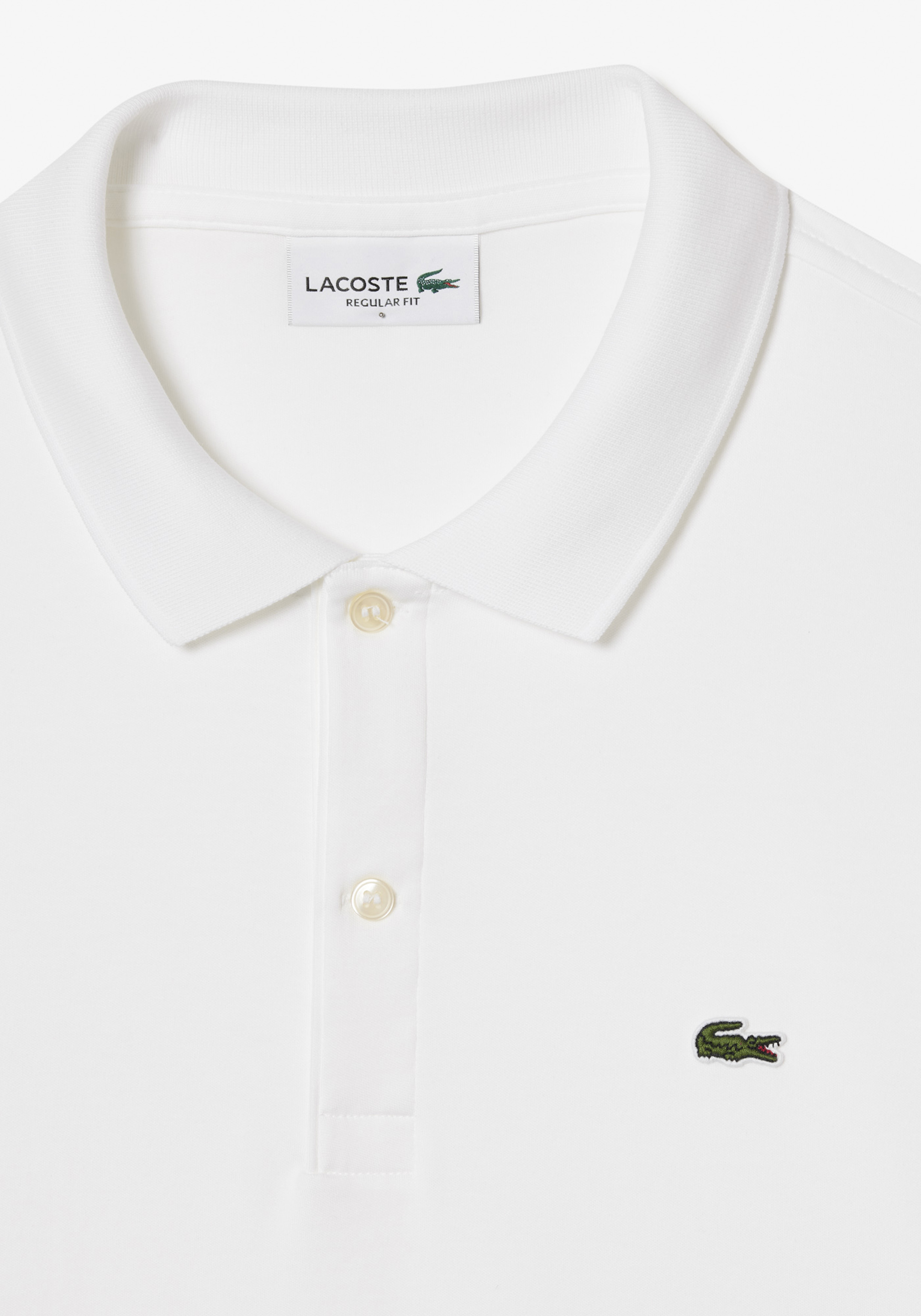 Lacoste Ultra Soft Polo Regular Fit, wit