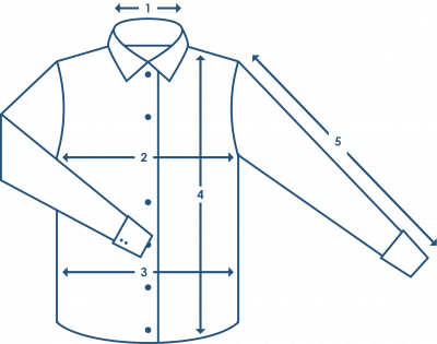 Meetinstructie overhemd lange mouw Meetinstructie overhemd lange mouw