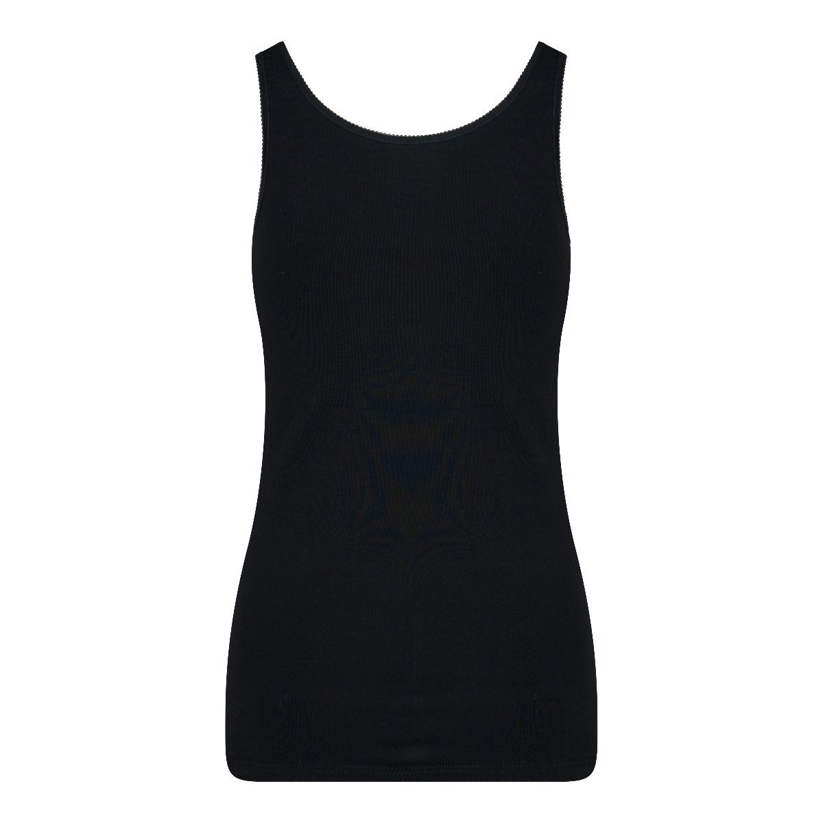 RJ Bodywear Everyday dames Domburg hemd (2-pack), zwart