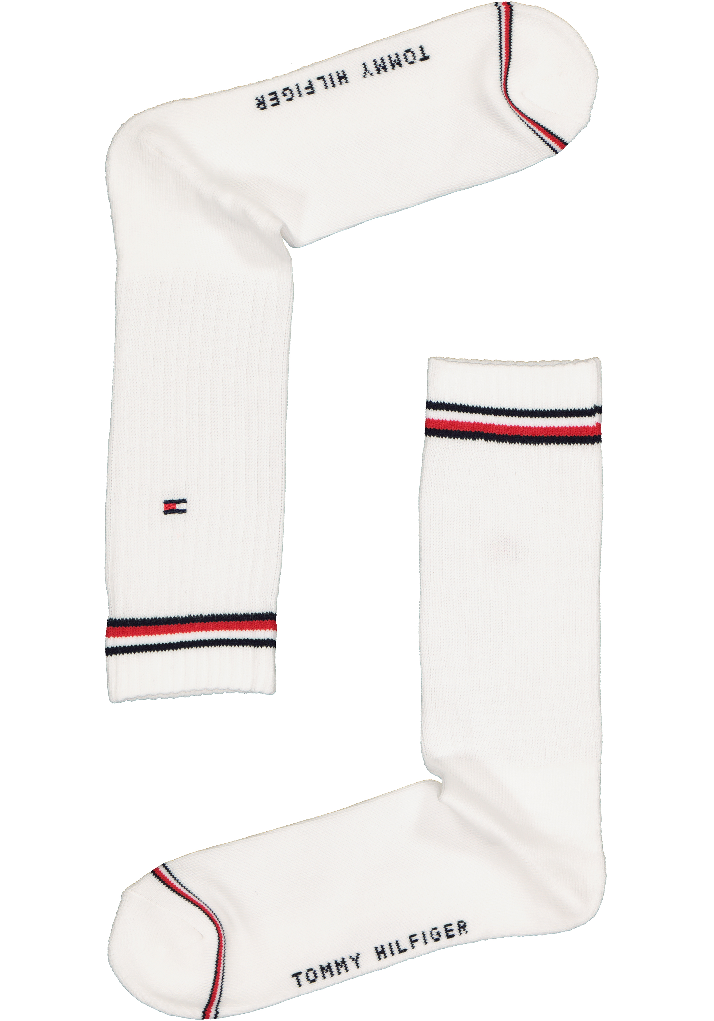 Tommy Hilfiger Iconic Sport Socks (2-pack), heren sportsokken katoen, wit