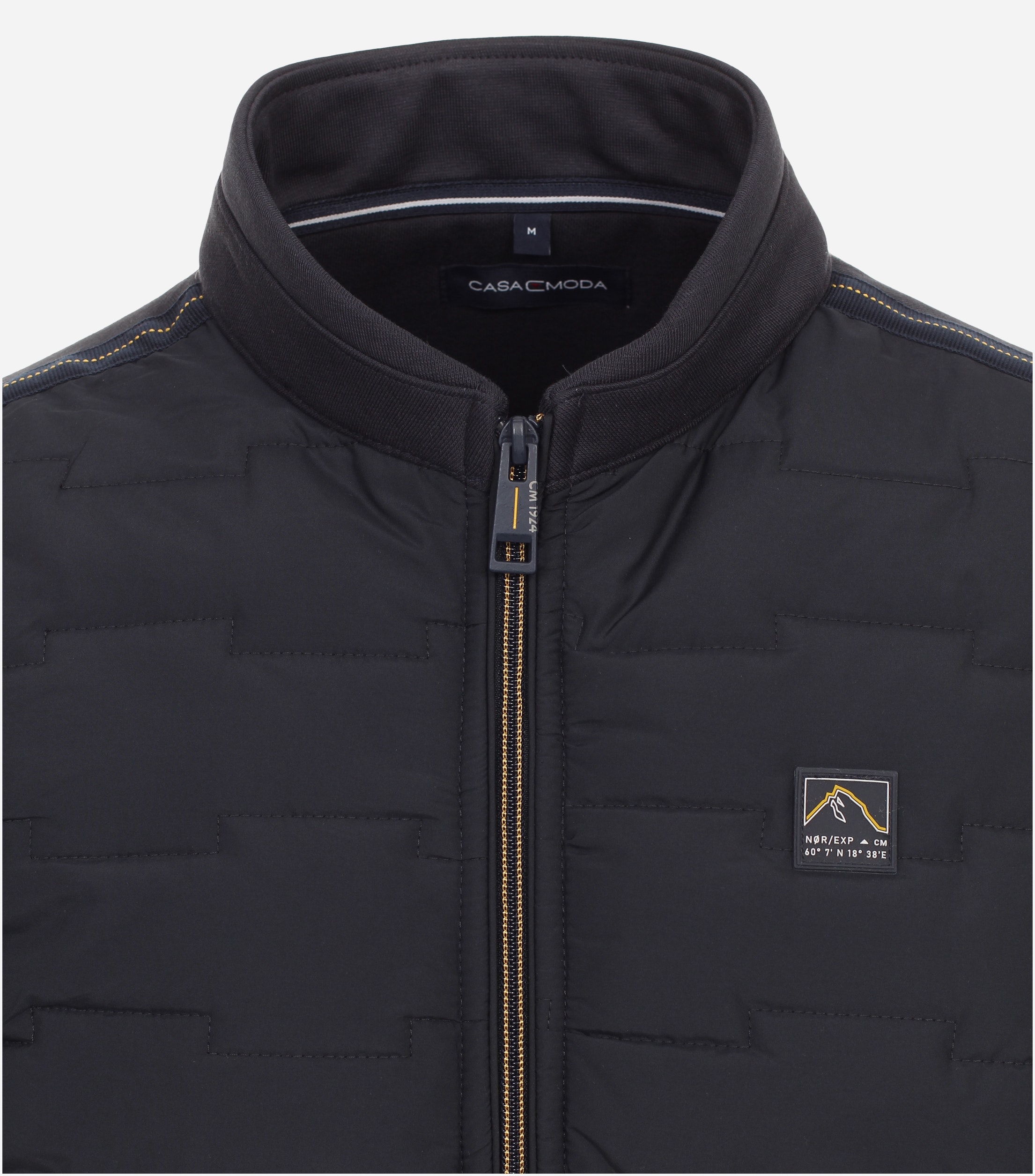 CASA MODA comfort fit bodywarmer, blauw