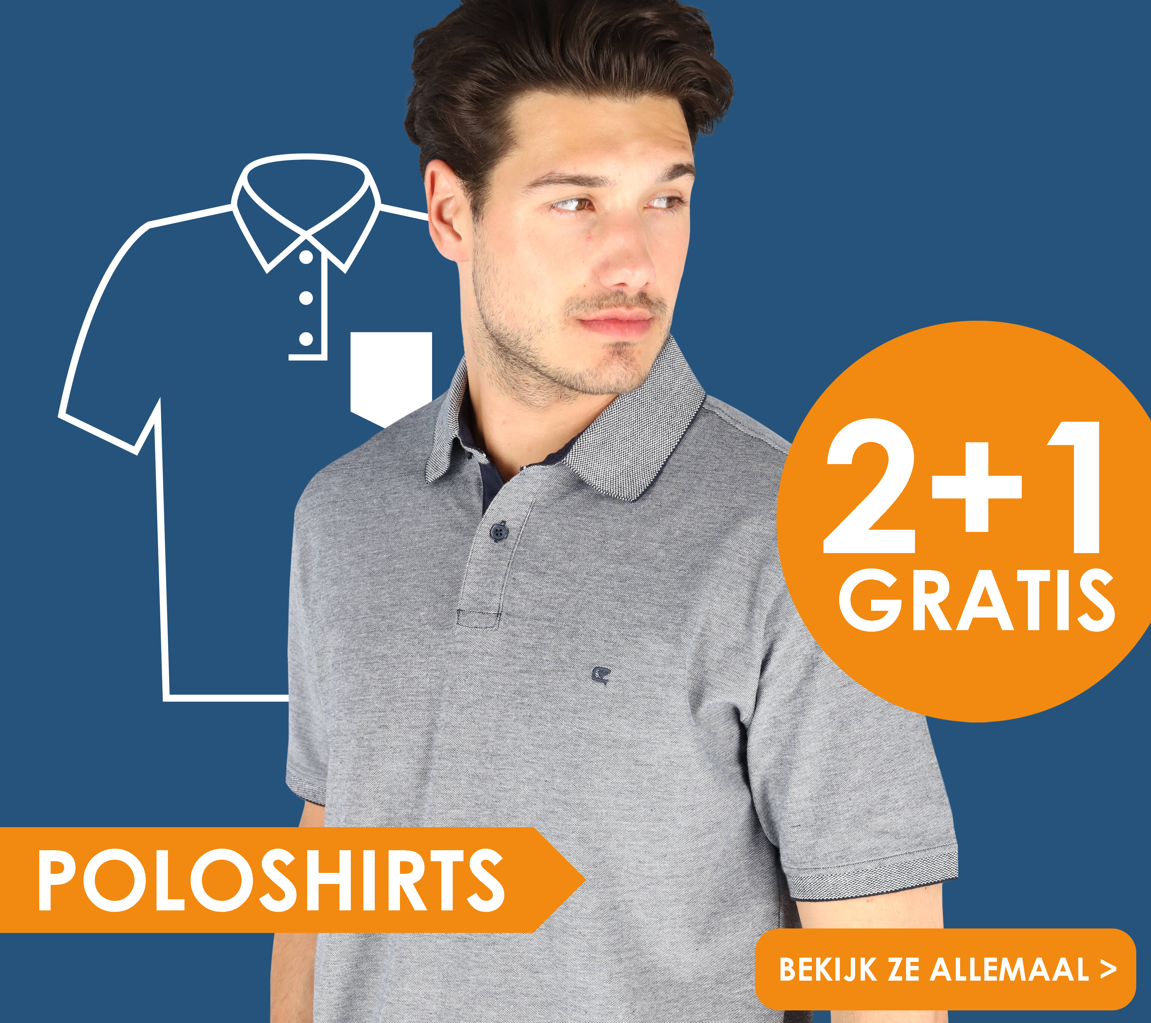 Poloshirts, 2 plus 1 gratis bij HemdVoorHem, bekijk ze allemaal!