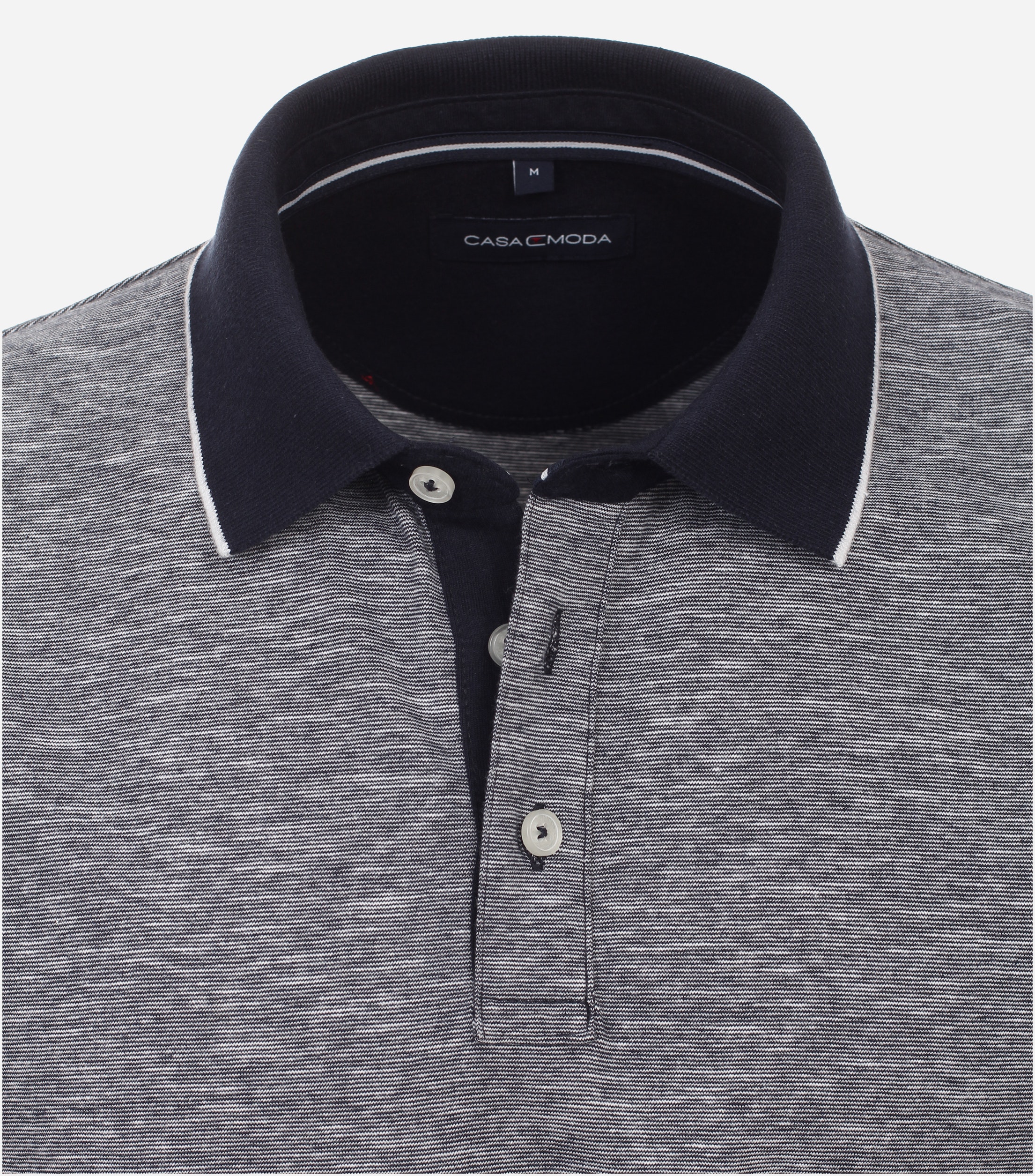 CASA MODA comfort fit heren polo, blauw