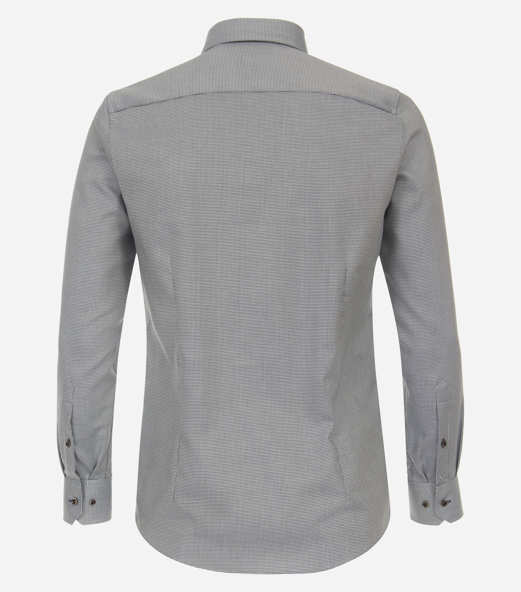 VENTI modern fit overhemd, dobby, groen