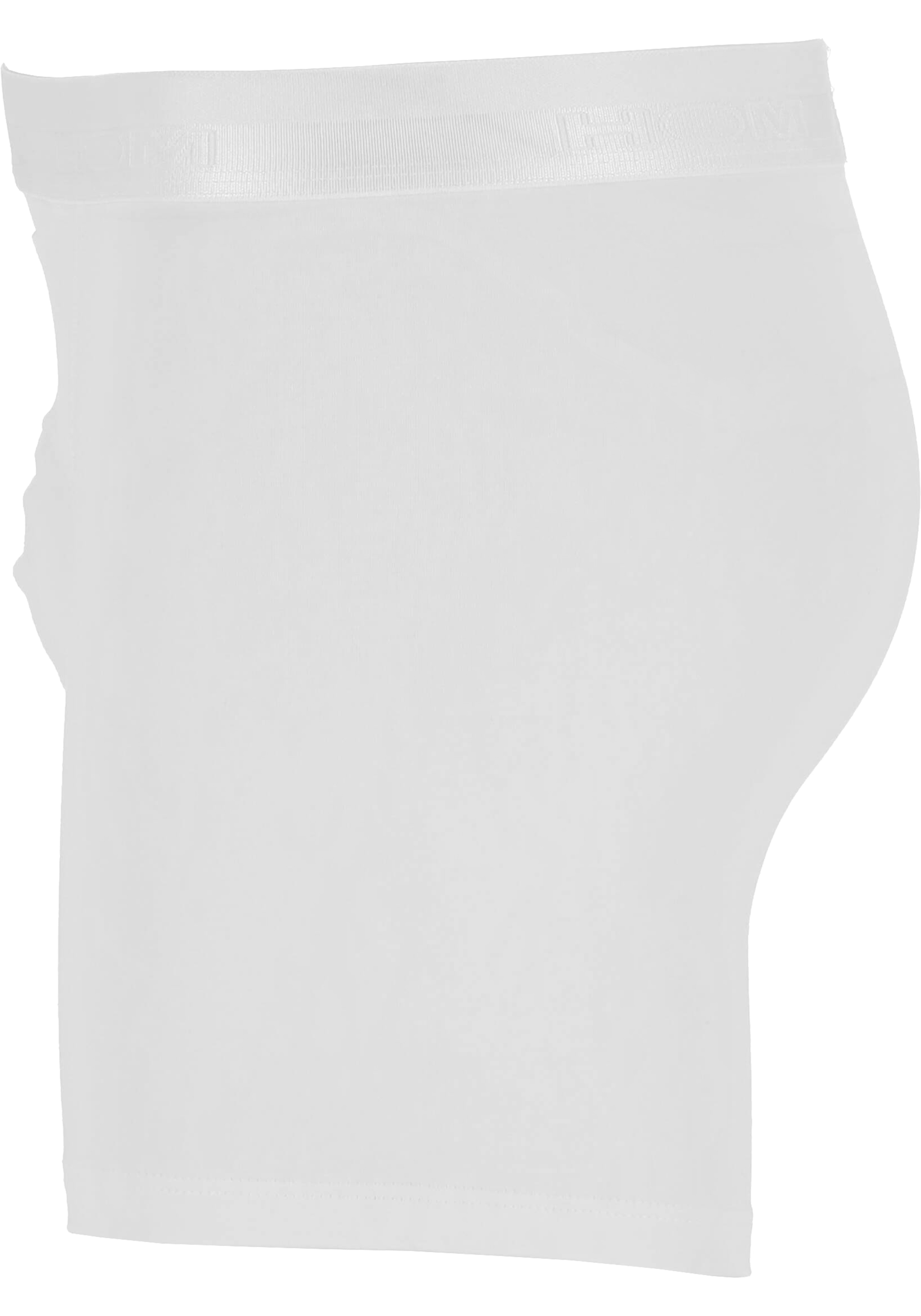 HOM HO1 long boxer briefs (1-pack), heren boxer lang met horizontale gulp, wit 