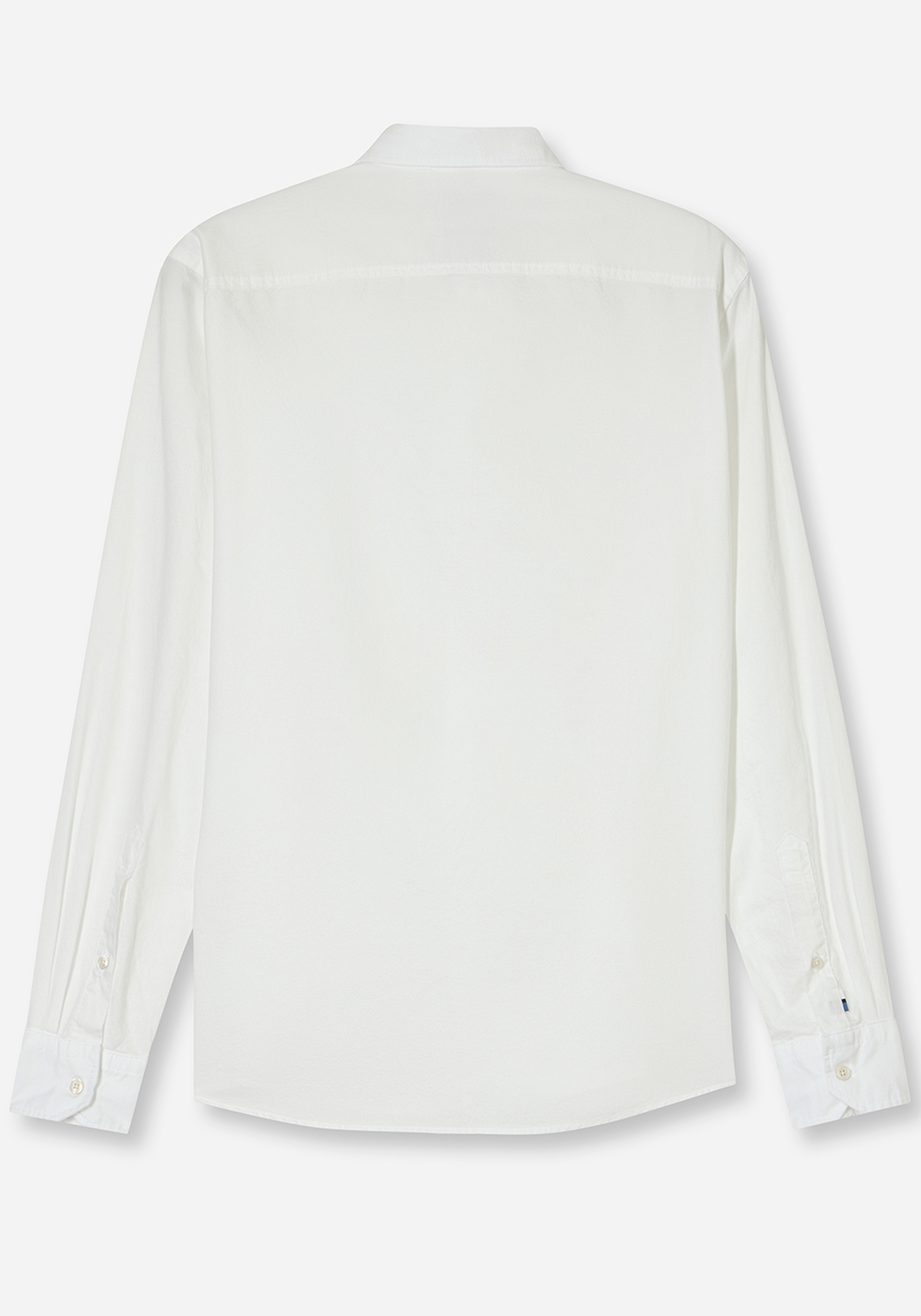 OLYMP Casual regular fit overhemd, Oxford, wit