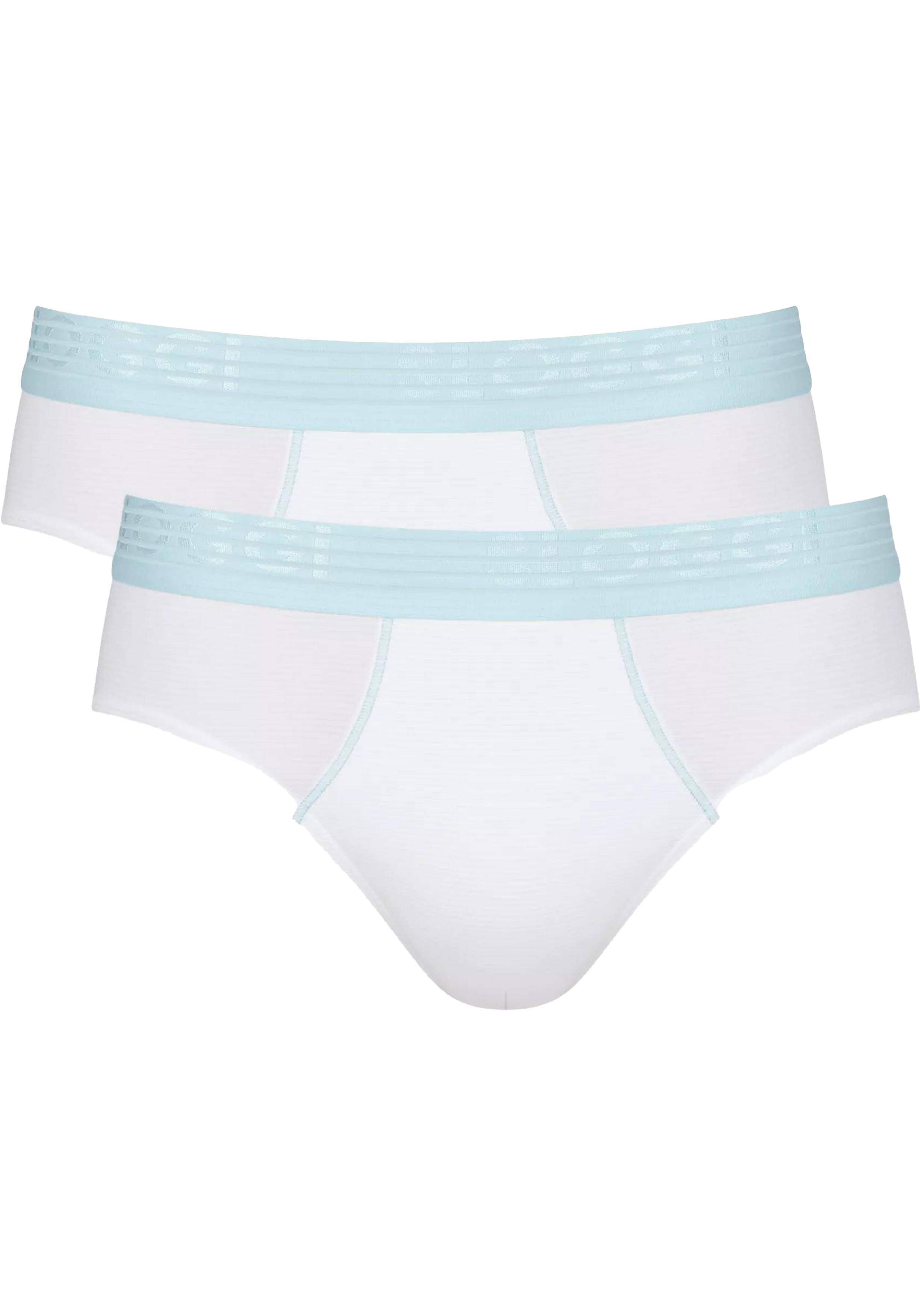 Sloggi Men EVER Cool Brief, heren slip met smalle zijkanten (2-pack), wit