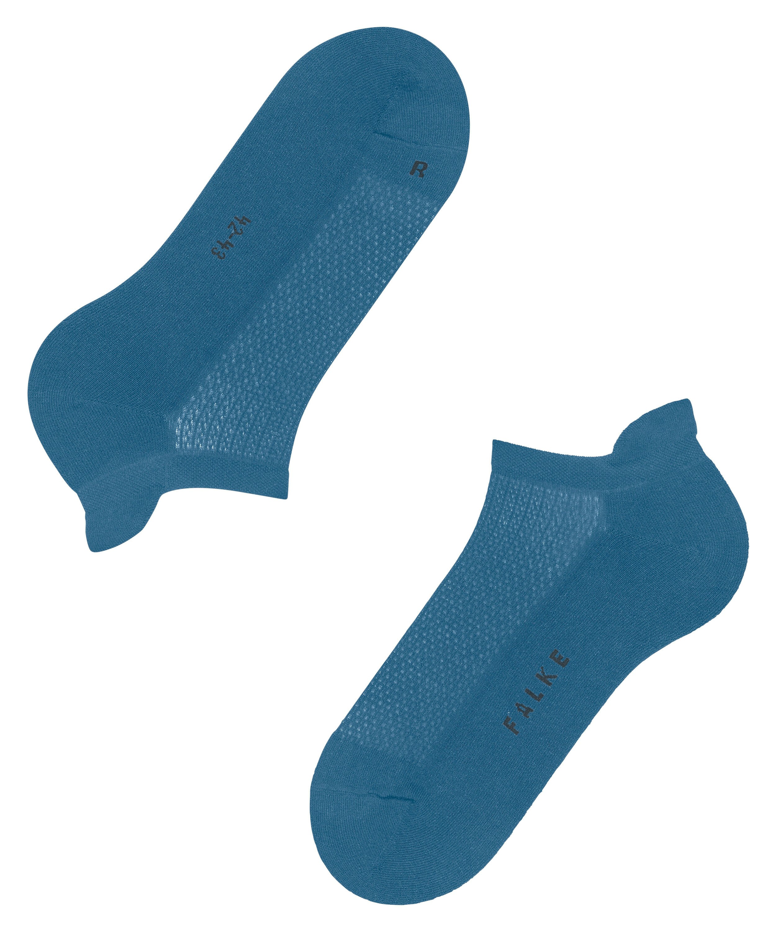 FALKE Honeycomb unisex sneakersokken, blauw (nautical)
