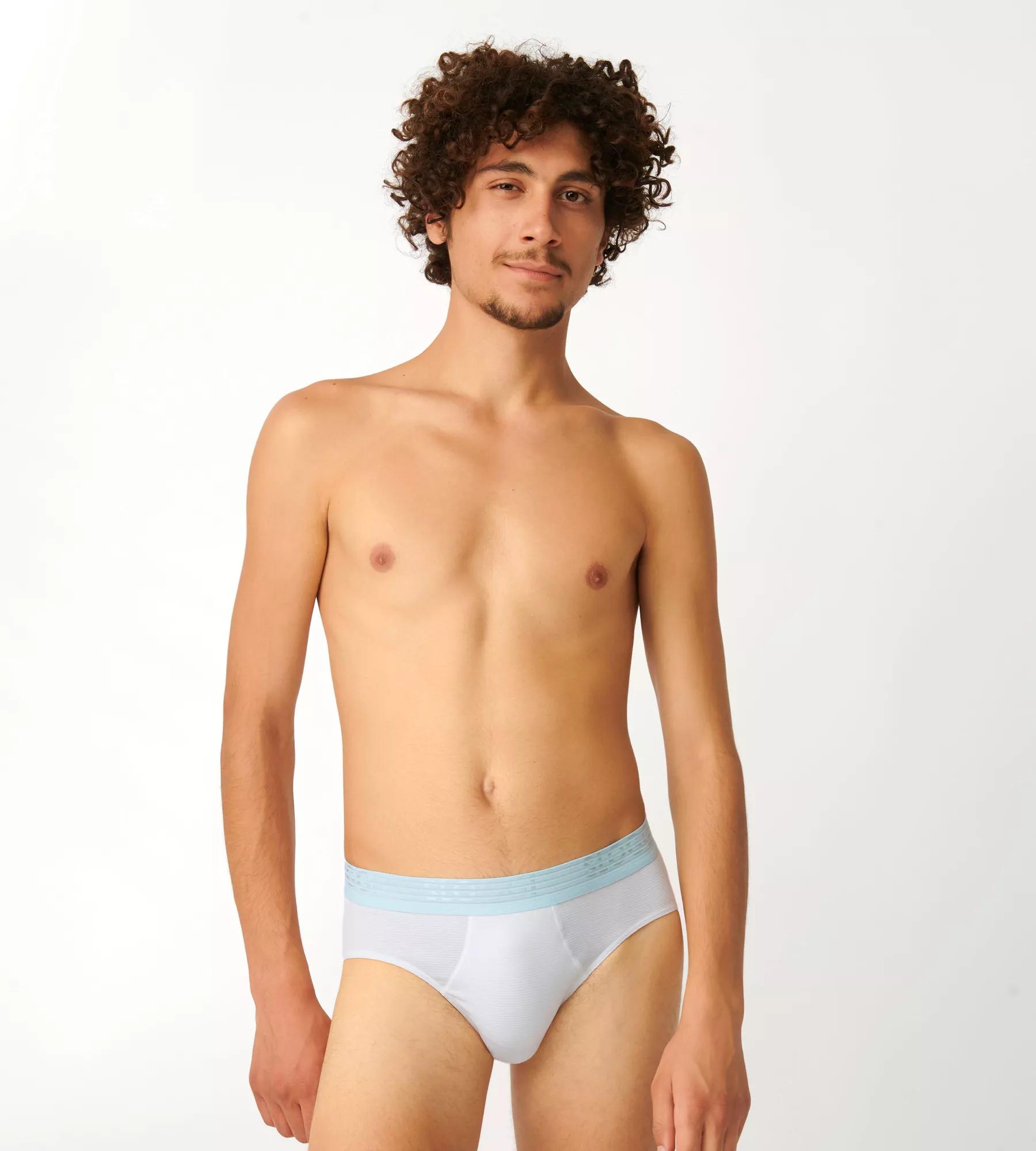 Sloggi Men EVER Cool Brief, heren slip met smalle zijkanten (2-pack), wit
