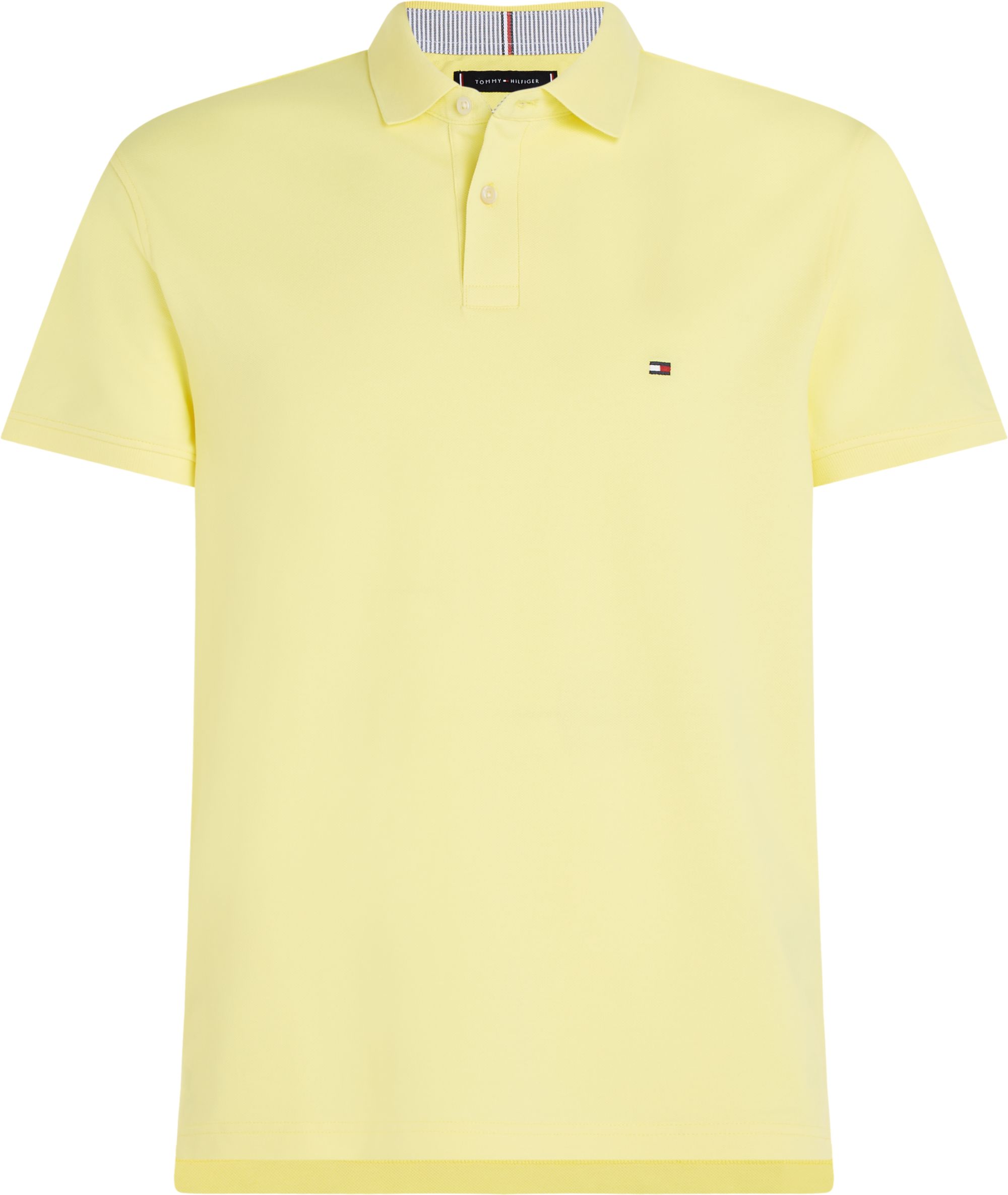 Tommy Hilfiger 1985 Regular Polo, heren poloshirt, lichgeel