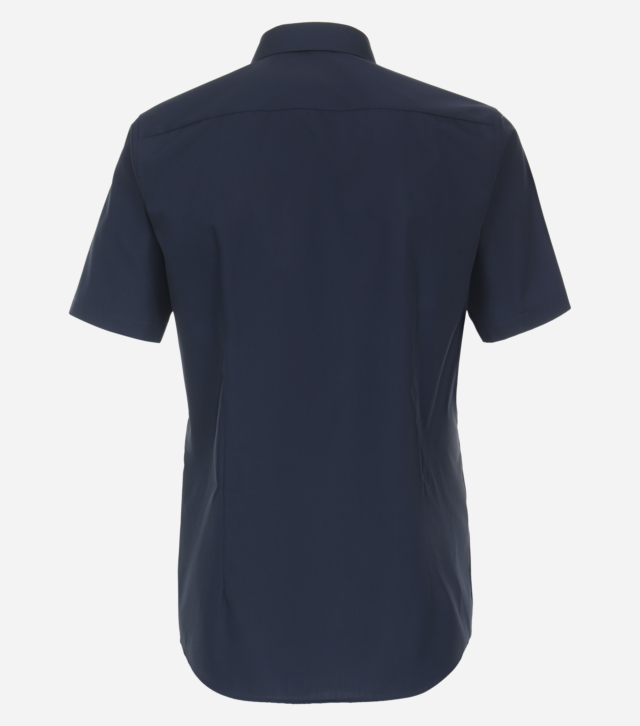 VENTI modern fit overhemd, korte mouw, popeline, blauw