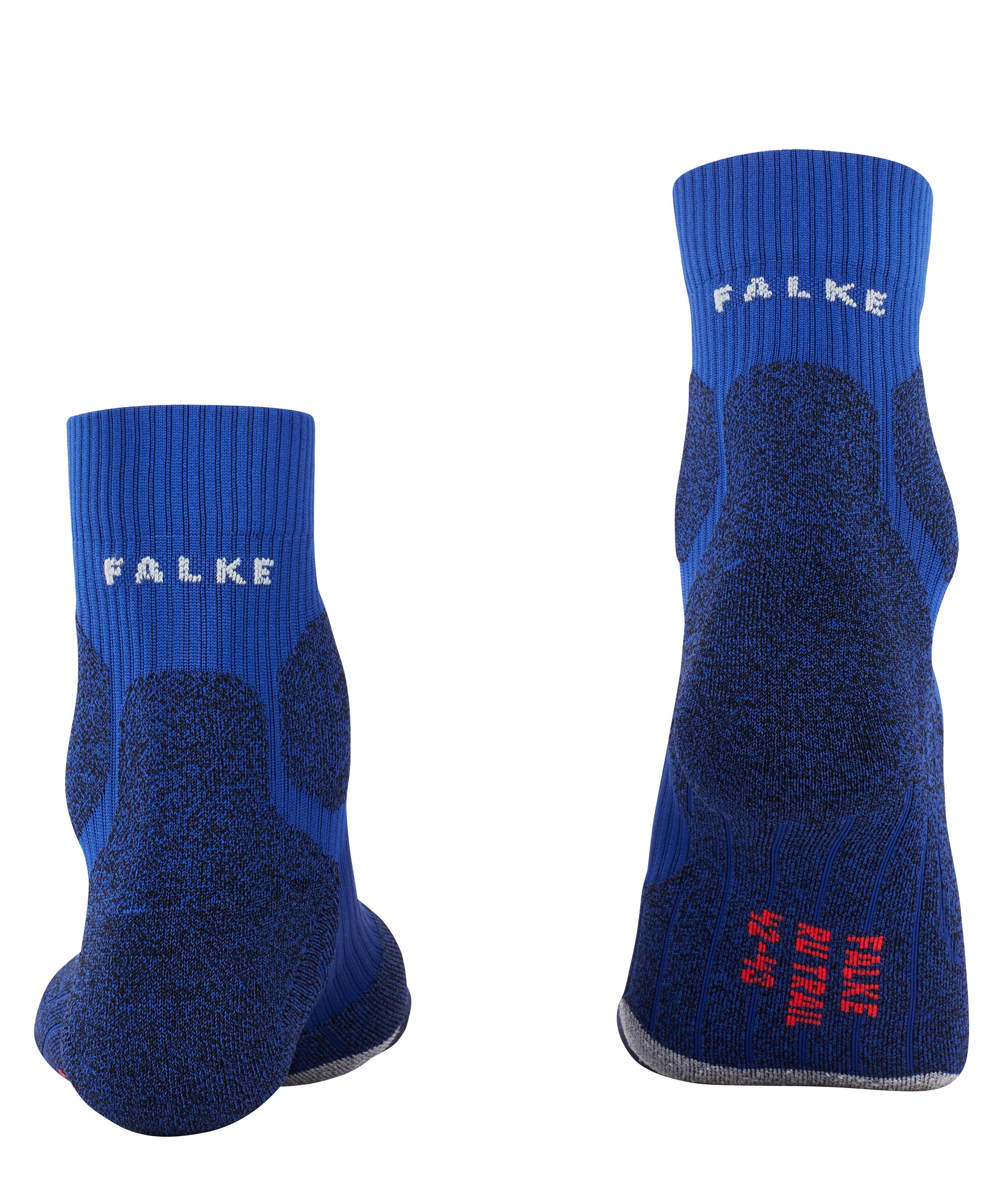 FALKE RU Trail Grip heren running sokken, middenblauw (athletic blue)