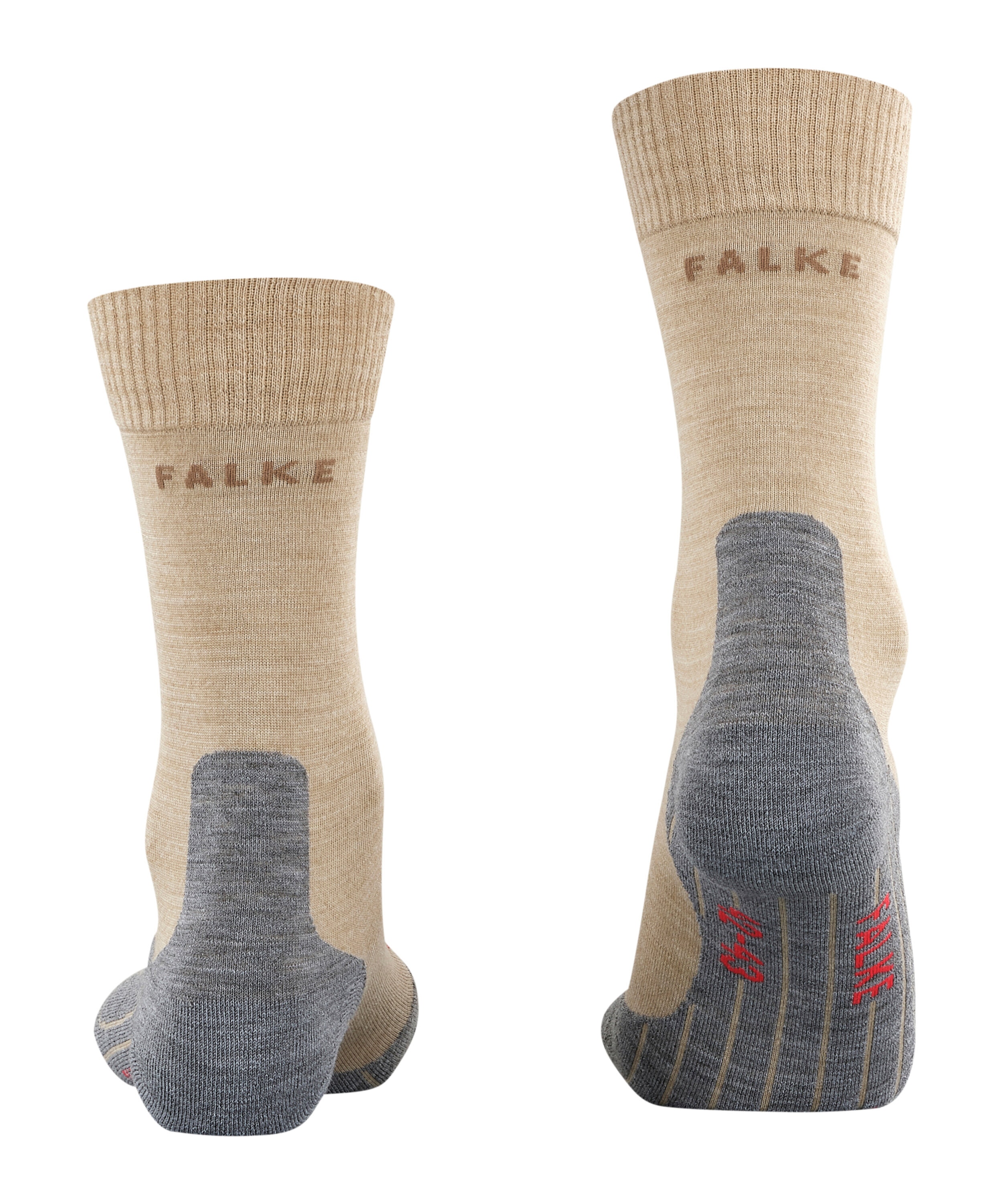 FALKE TK5 Wander heren trekking sokken, beige melange (nature melange)