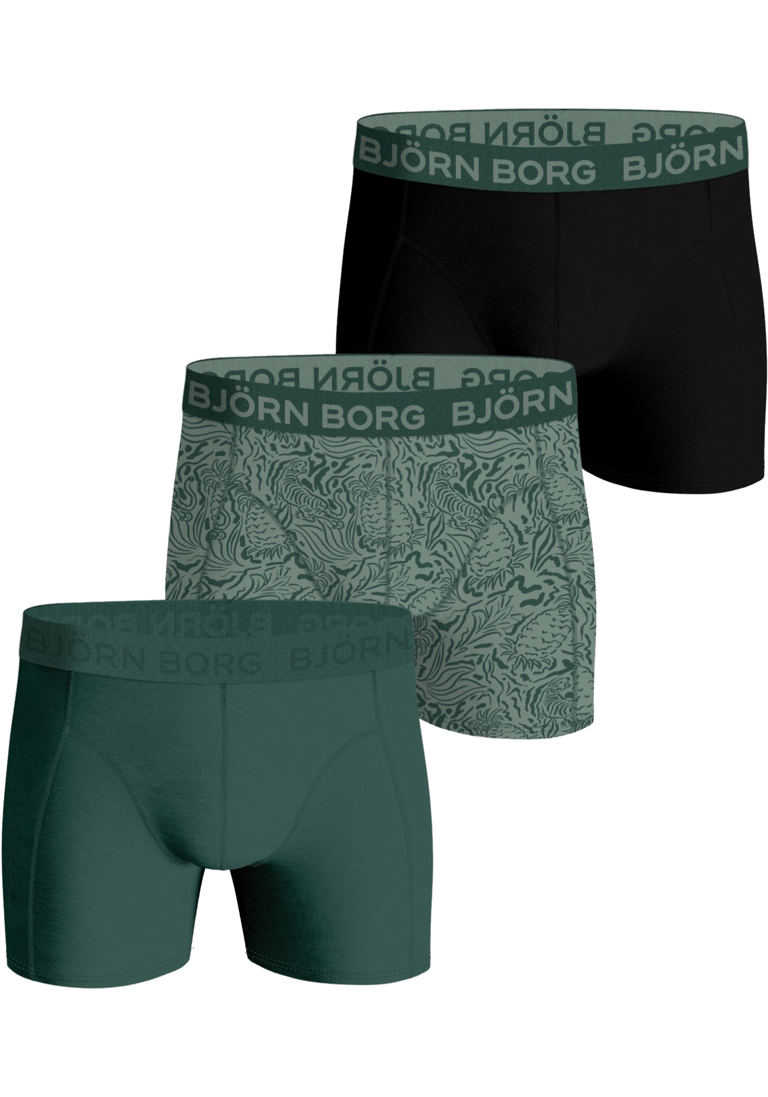 Björn Borg Boxer Uomo, 12er Pacco - Cotone Elasticizzato Boxer, Logo