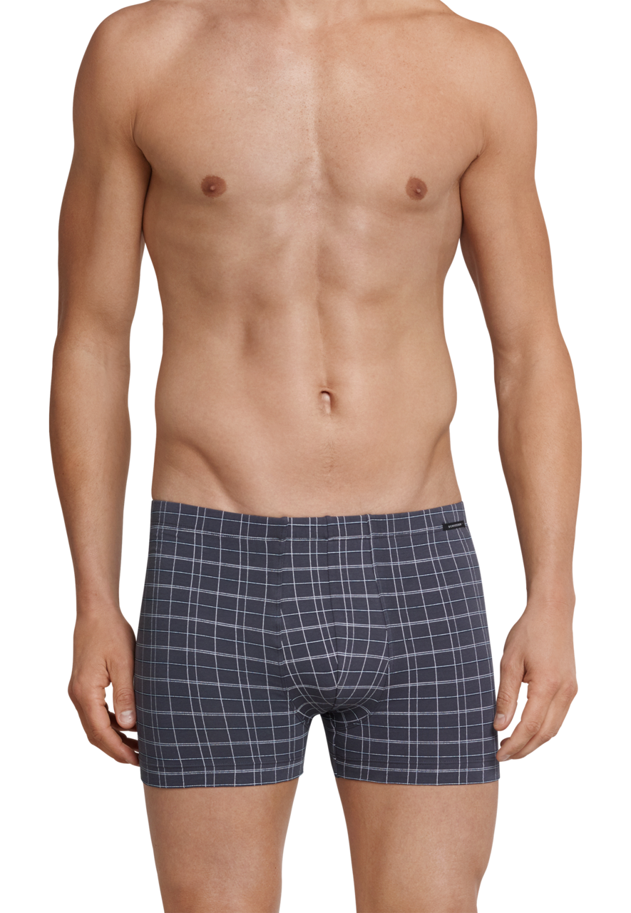 SCHIESSER Ebony boxer (1-pack), heren short antraciet