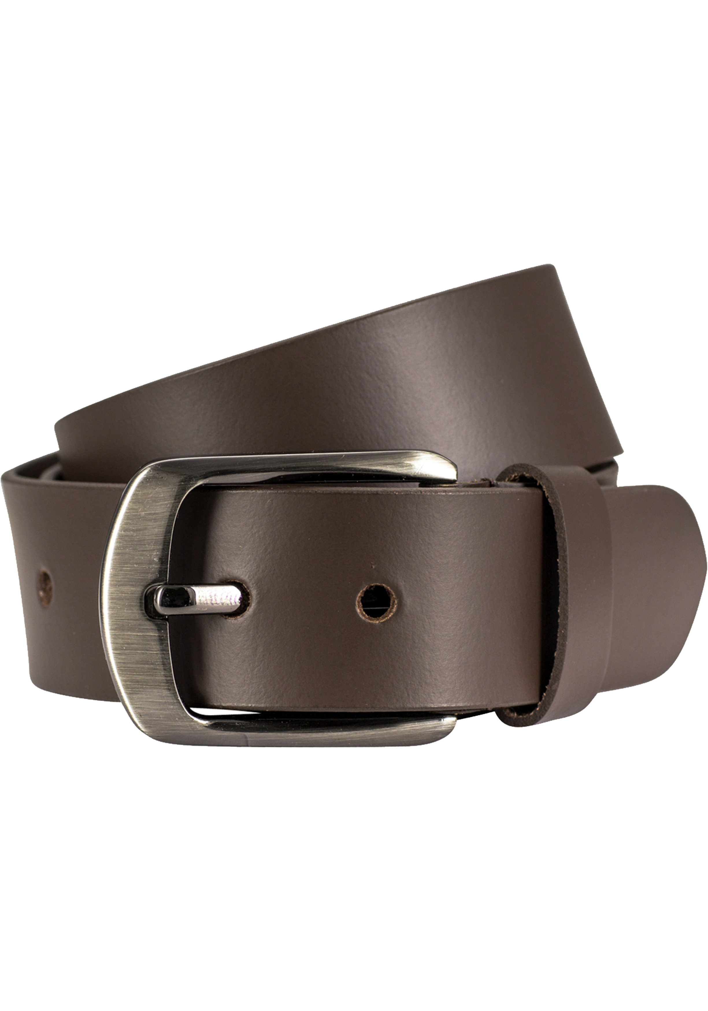 LINDENMANN leren heren riem, bruin