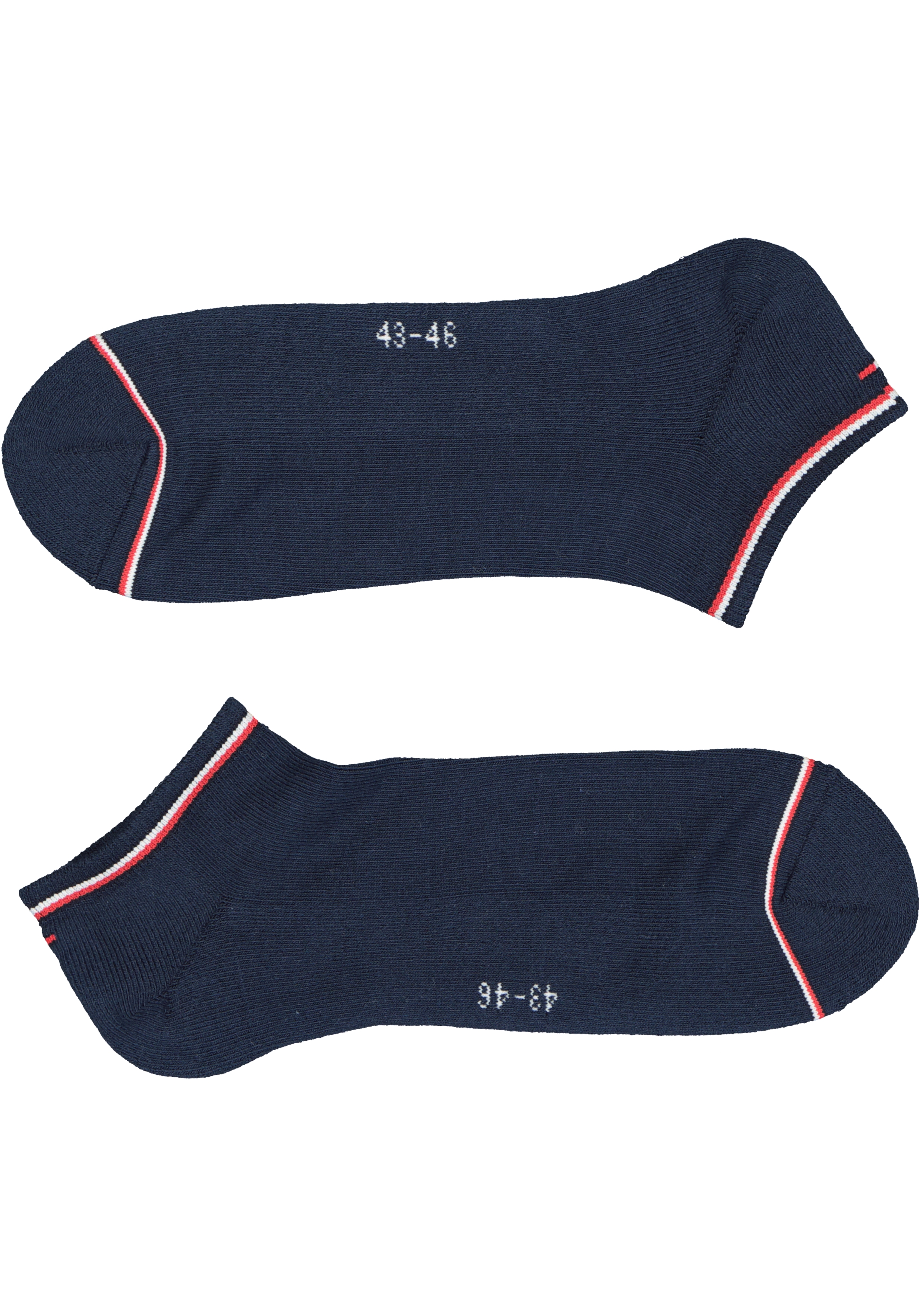 Tommy Hilfiger Iconic Sports Sneaker Socks (2-pack), heren sport enkelsokken, donkerblauw