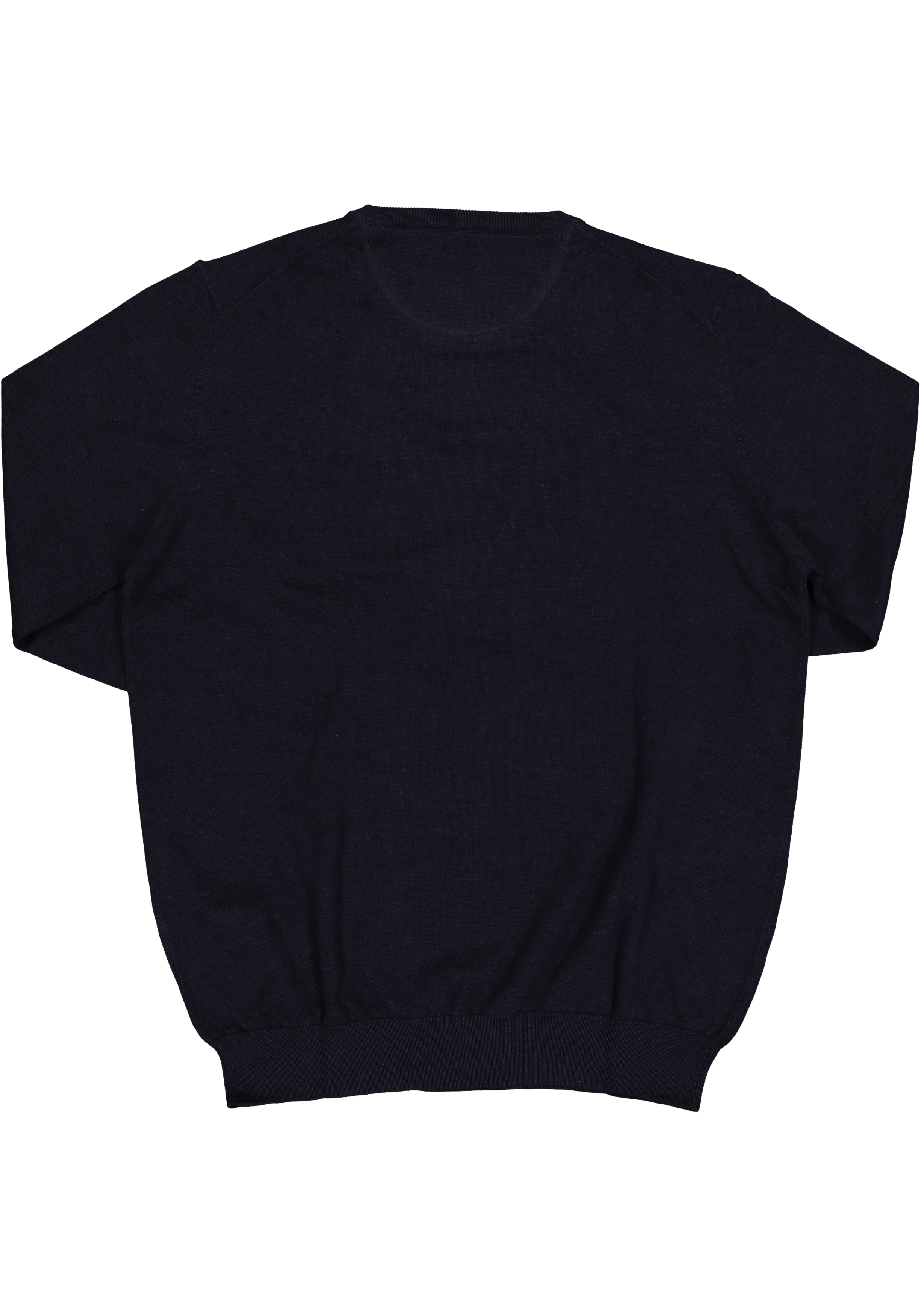 CASA MODA heren trui katoen, O-hals, donkerblauw