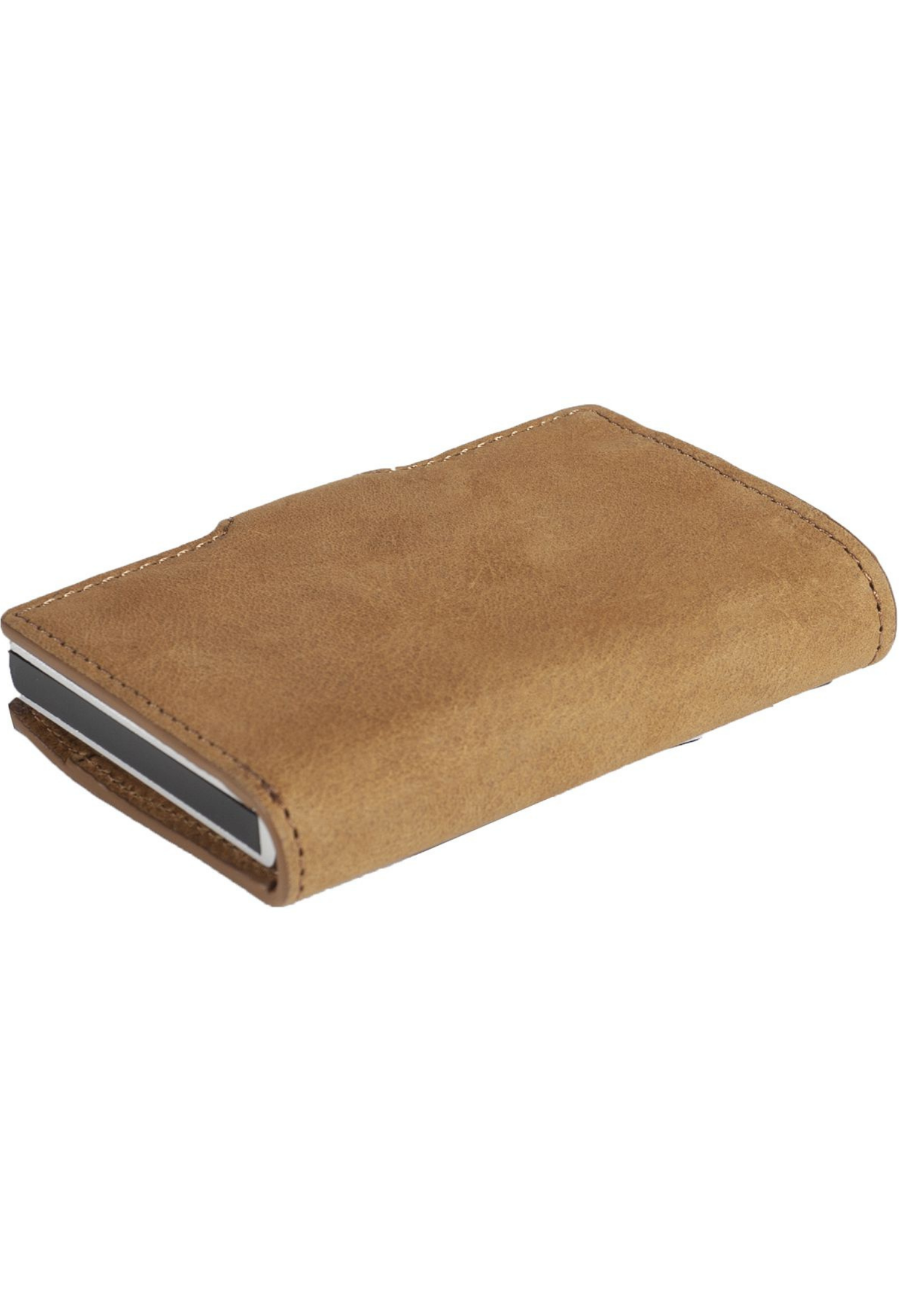 Tony Perotti pasjes RFID portemonnee (6 pasjes) met papiergeldvak, bruin vintage leer